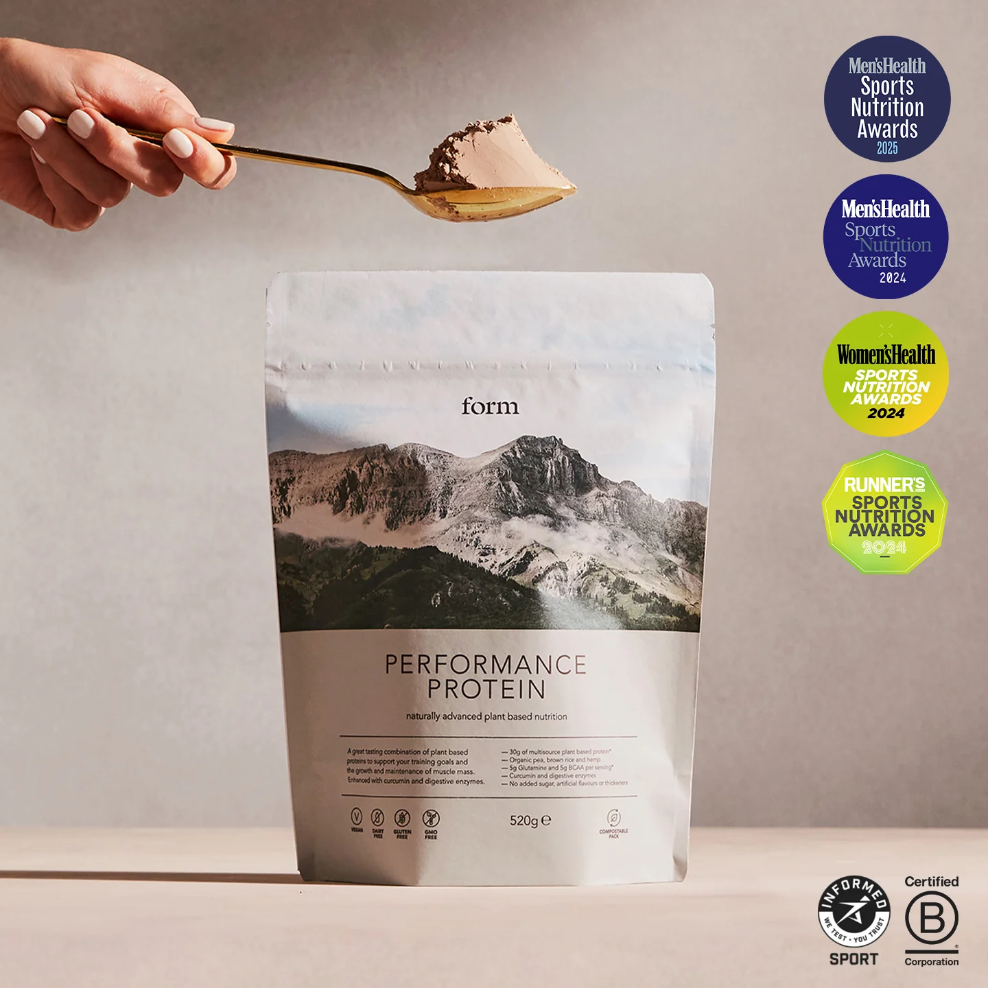 Form Performance Protein Vanilla 520g - Image 4