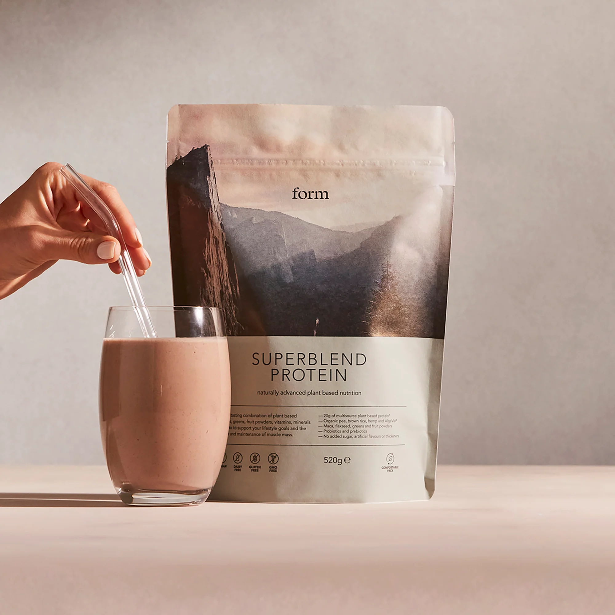 Form Superblend Protein - Chocolate Peanut 520g - Image 3