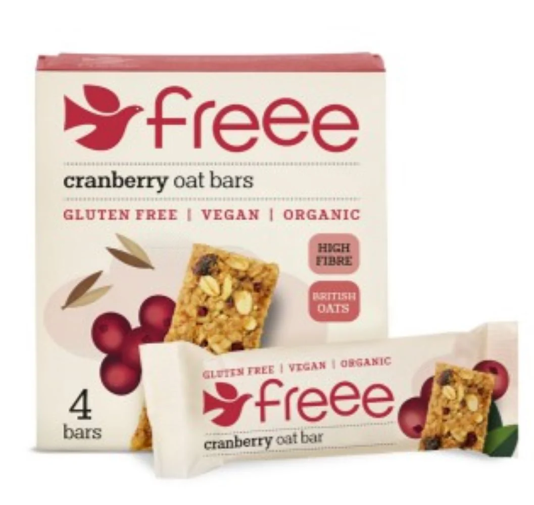 Freee Cranberry Oat Bar 4x35g - Image 3