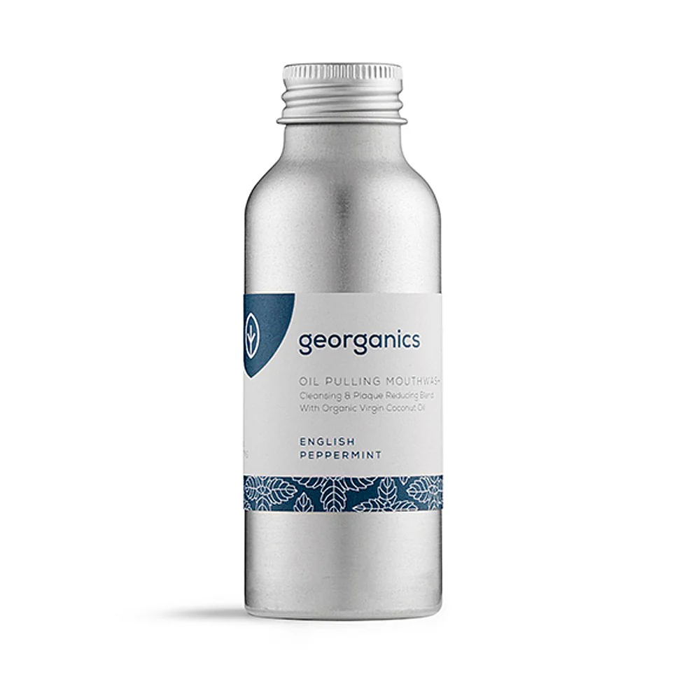 Georganics Coconut Oil Pulling Peppermint 100ML - Image 2