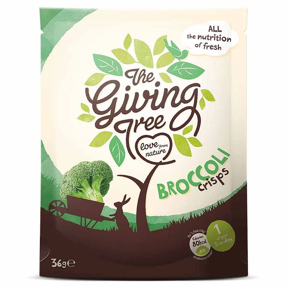 Giving Tree Broccoli Crisps 36g