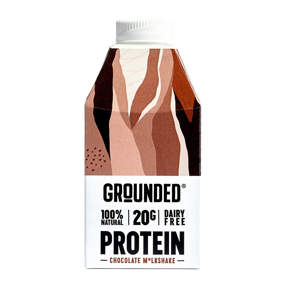 GROUNDED Chocolate Plant Protein Shake 490ml