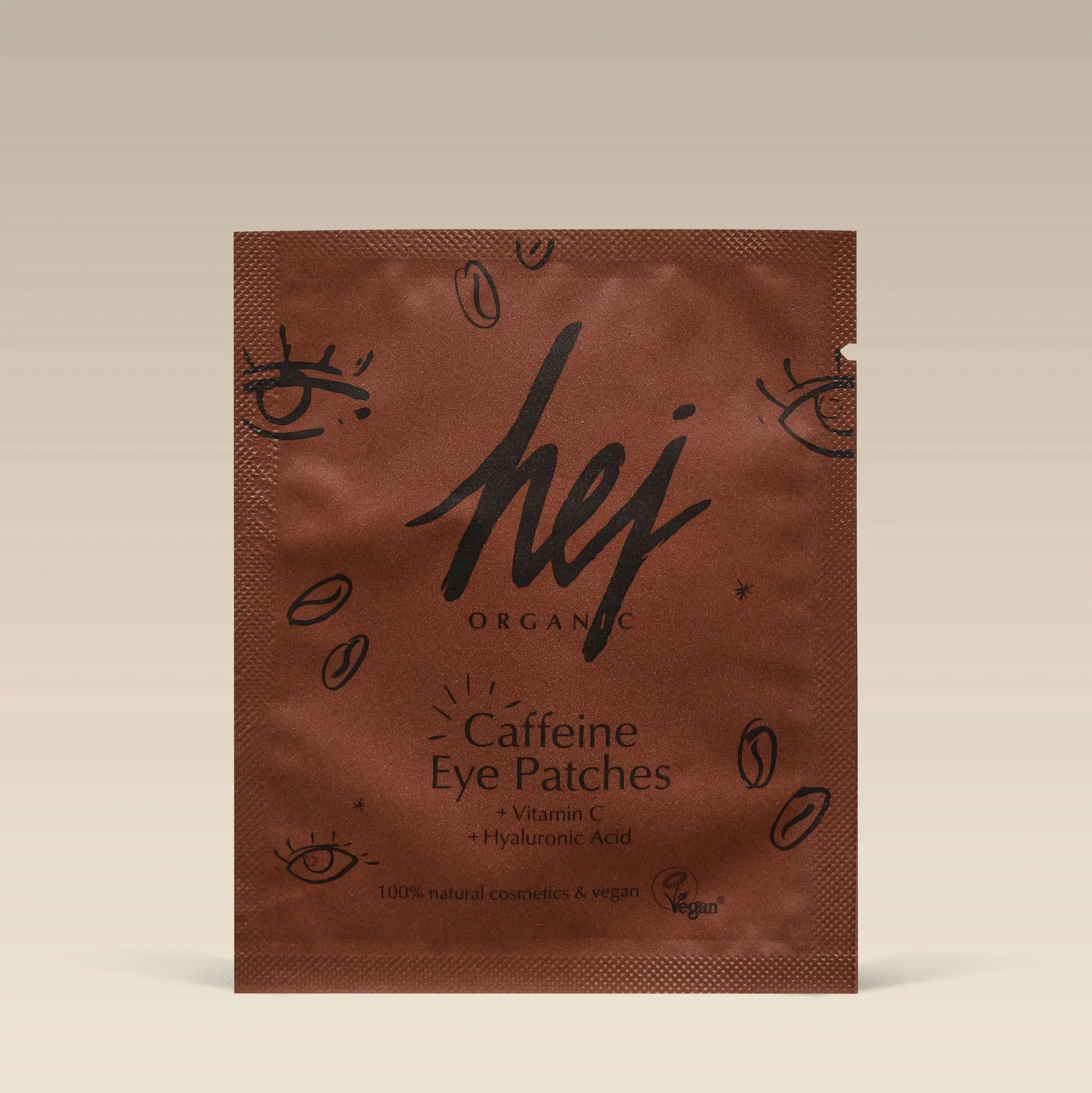 HEJ ORGANIC Caffeine + Vitamin C Eye Patches 1 pair