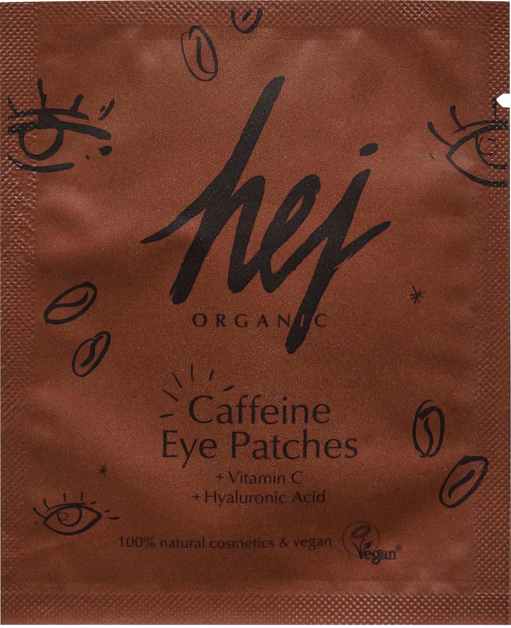 HEJ ORGANIC Caffeine + Vitamin C Eye Patches 1 pair - Image 4