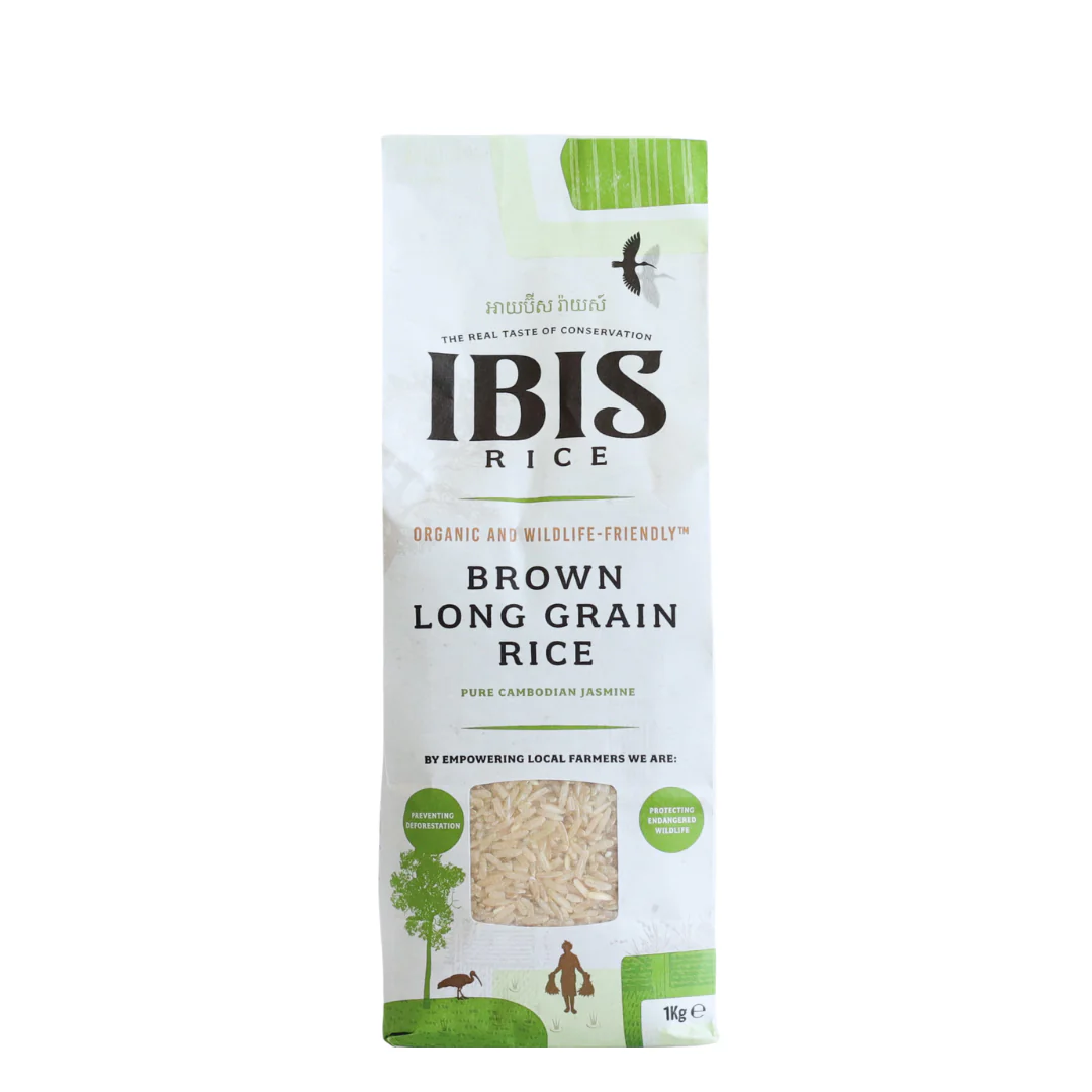 Ibis Organic Brown Long Grain Jasmine Rice 1Kg