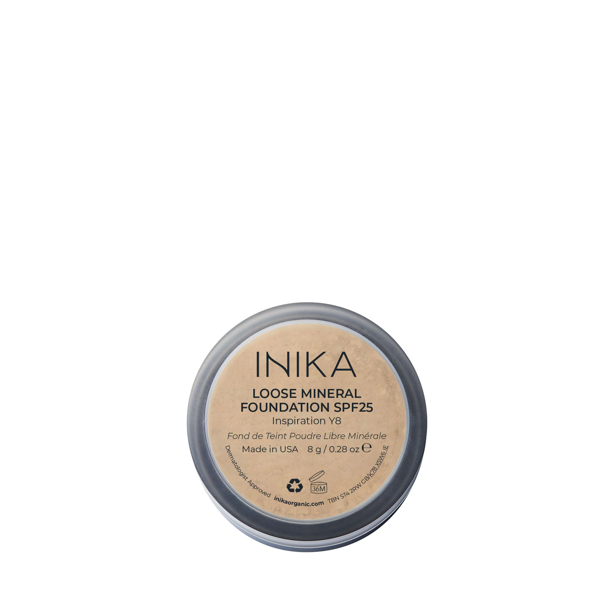 INIKA Loose Mineral Foundation SPF 25 - Inspiration 8g - Image 2