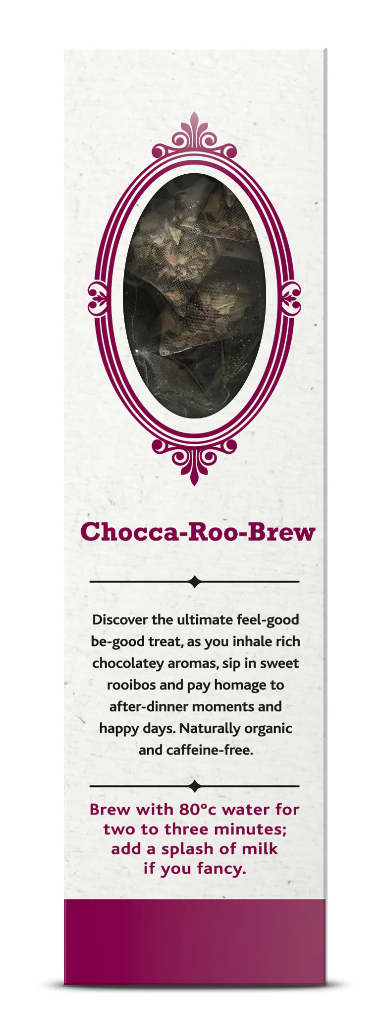 Joe's Tea Co. Chocca-roo-brew 15x Biodegradeable Pyramid Bags 15 bags - Image 5