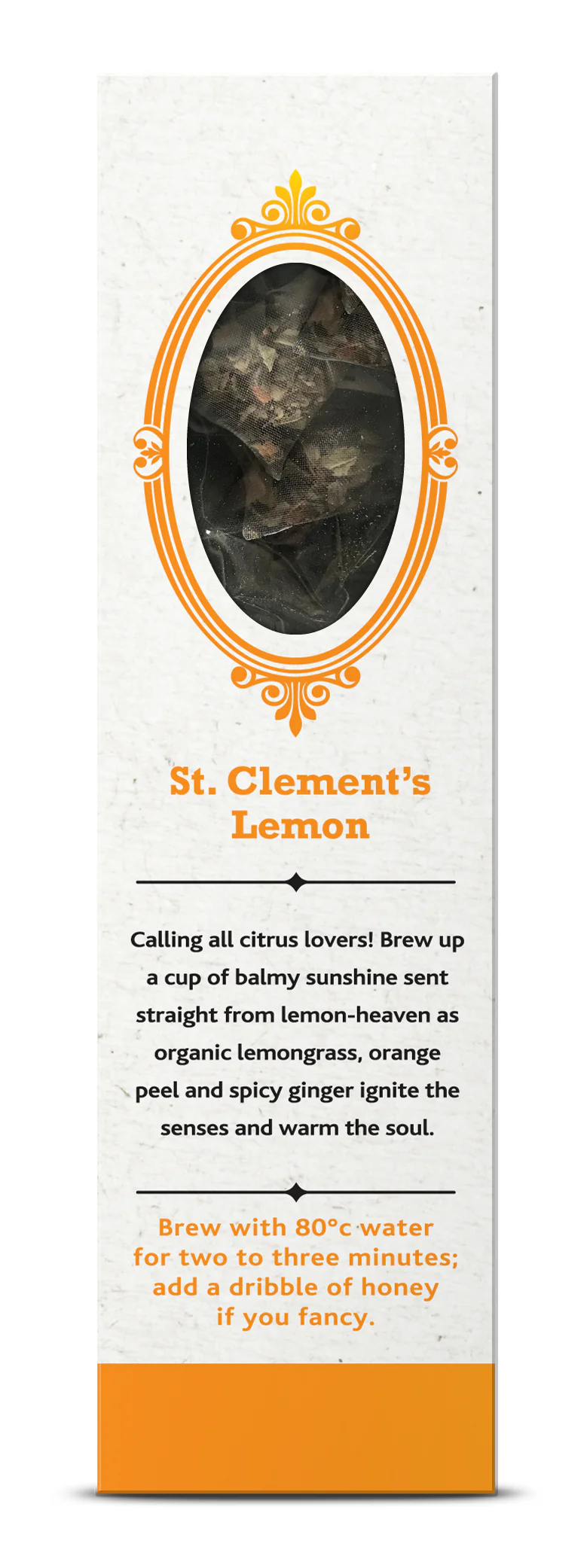 Joe's Tea Co. St.Clements Lemon 15x Biodegradeable Pyramid Bags 15 bags - Image 5