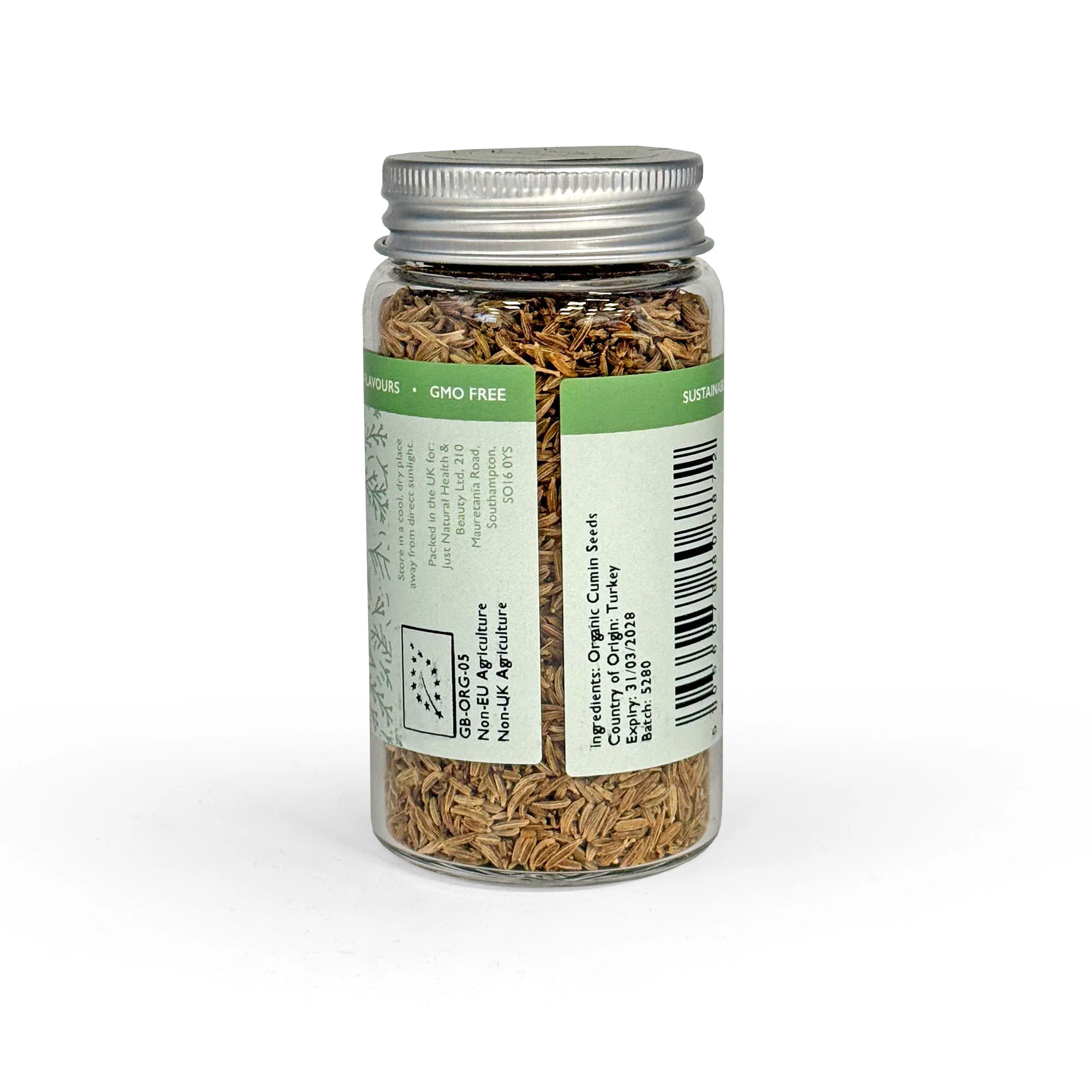 Just Natural Herbs Organic Cumin Seeds 50g - Image 2