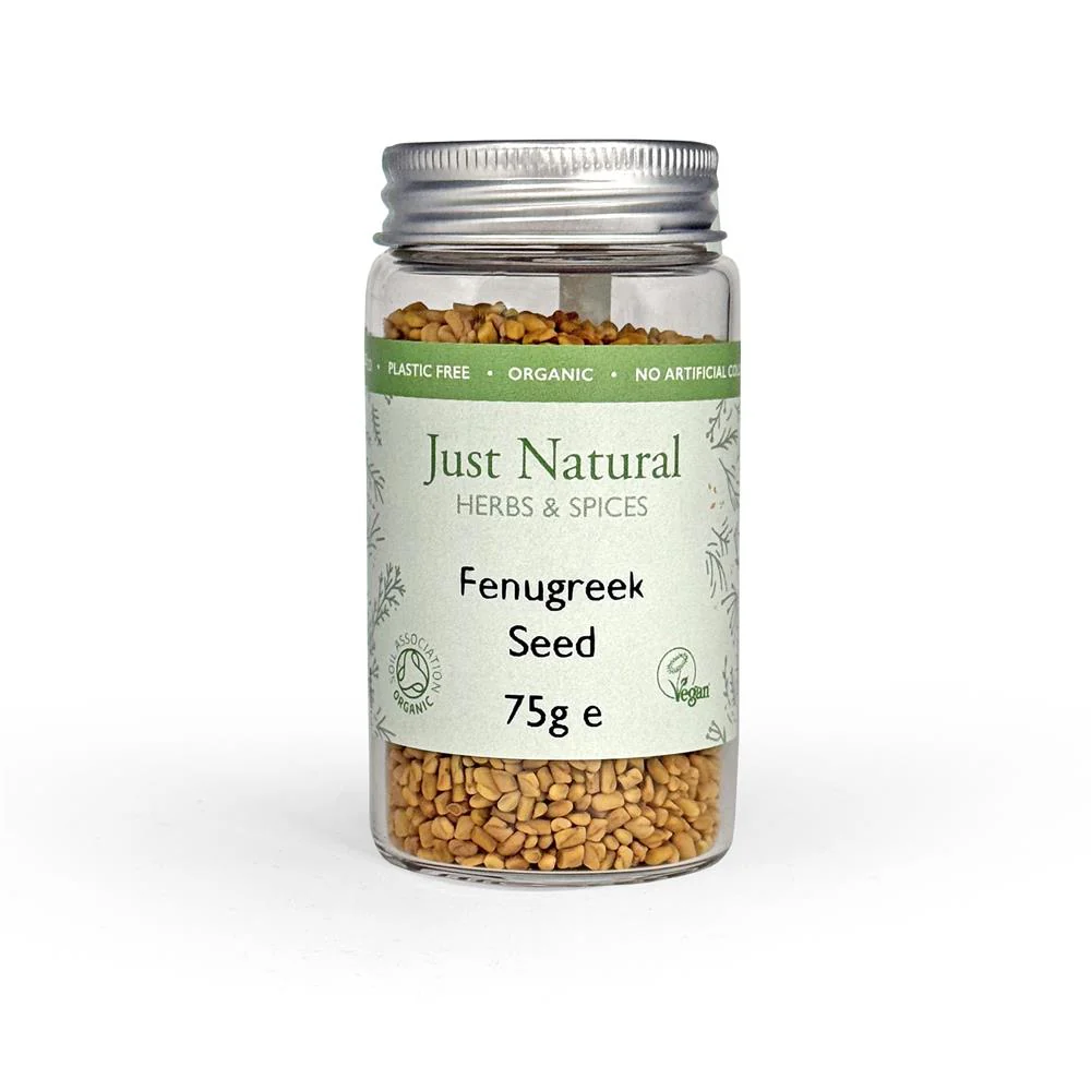 Just Natural Herbs Organic Fenugreek Seeds 75g