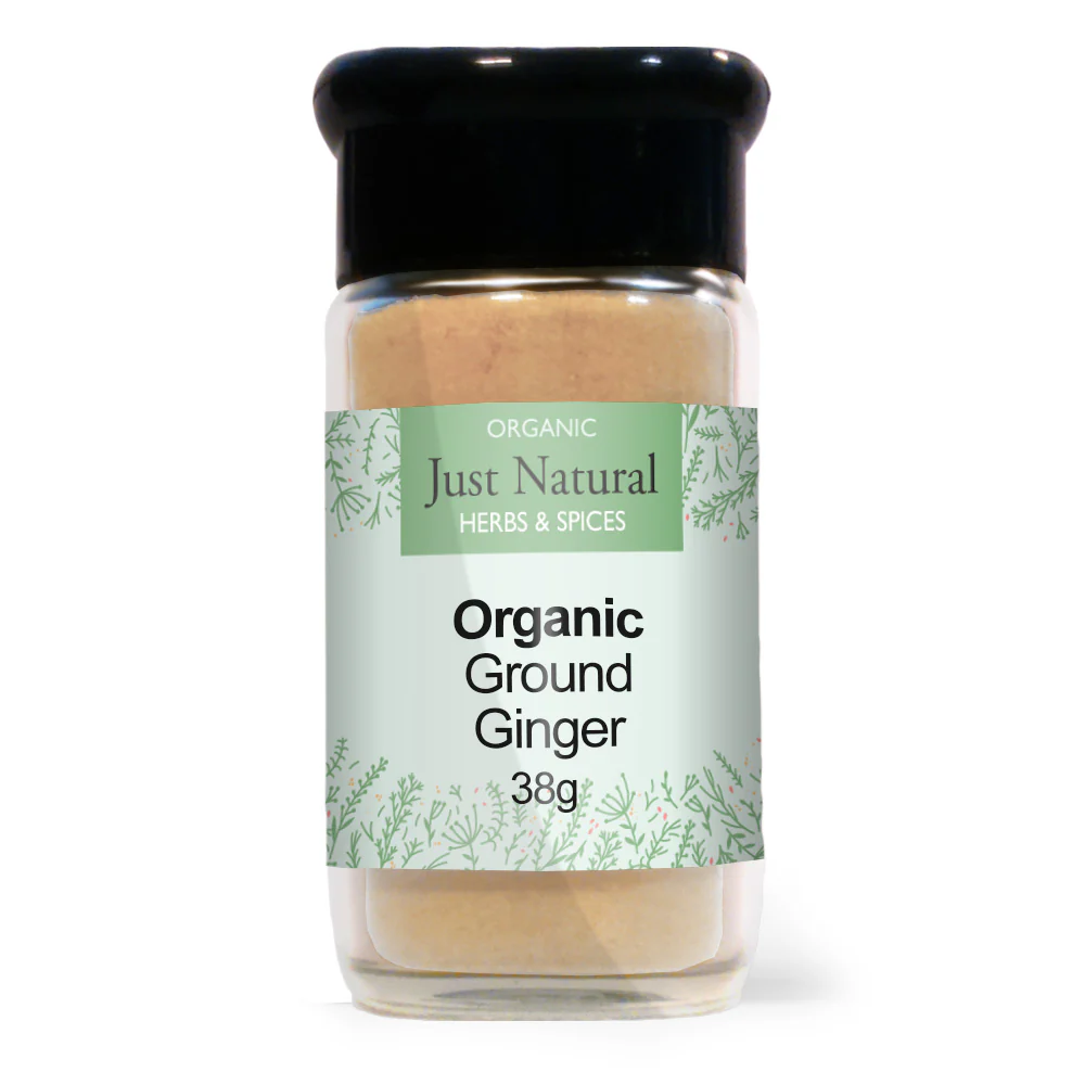 Just Natural Ginger Ground (jar) 40g