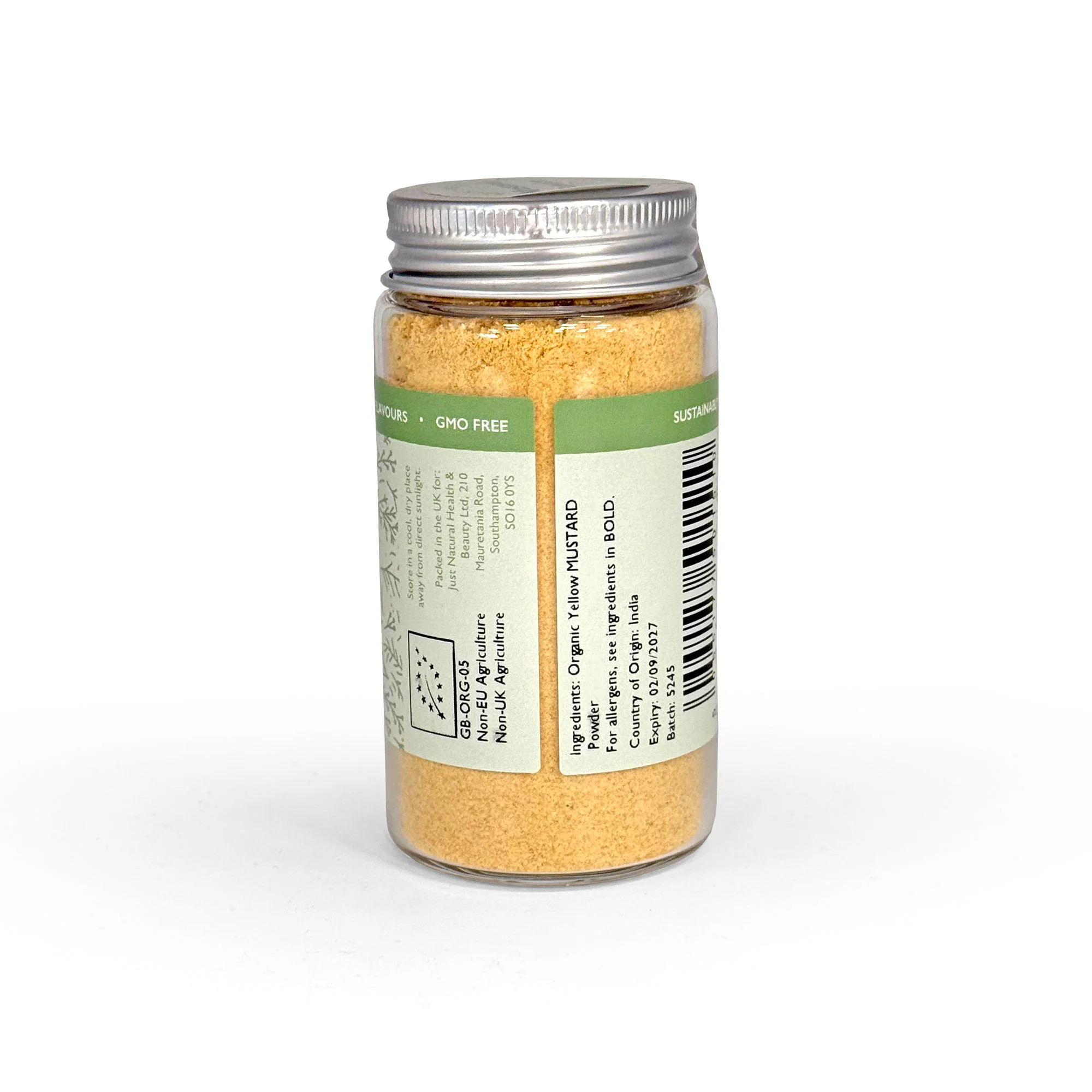 Just Natural Herbs Organic Mustard Powder 60g - Image 2