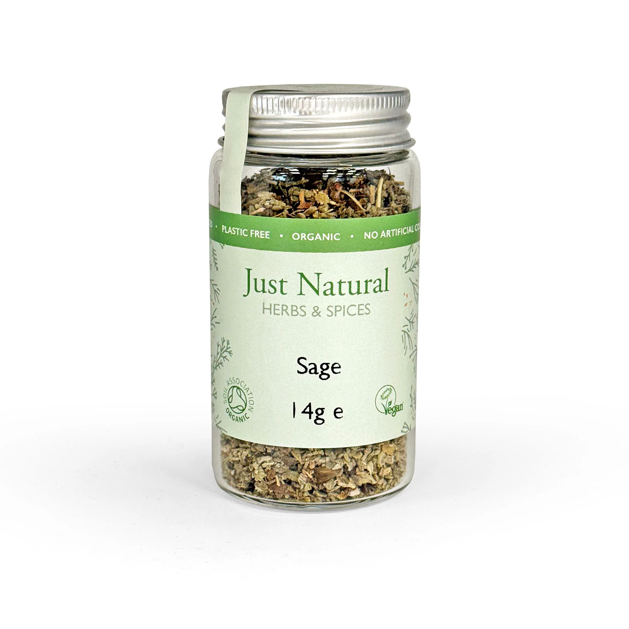 Just Natural Herbs Organic Sage 14g