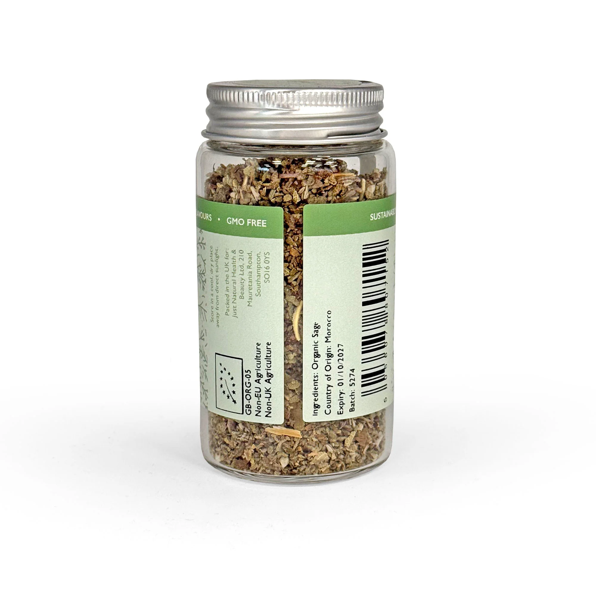 Just Natural Herbs Organic Sage 14g - Image 2