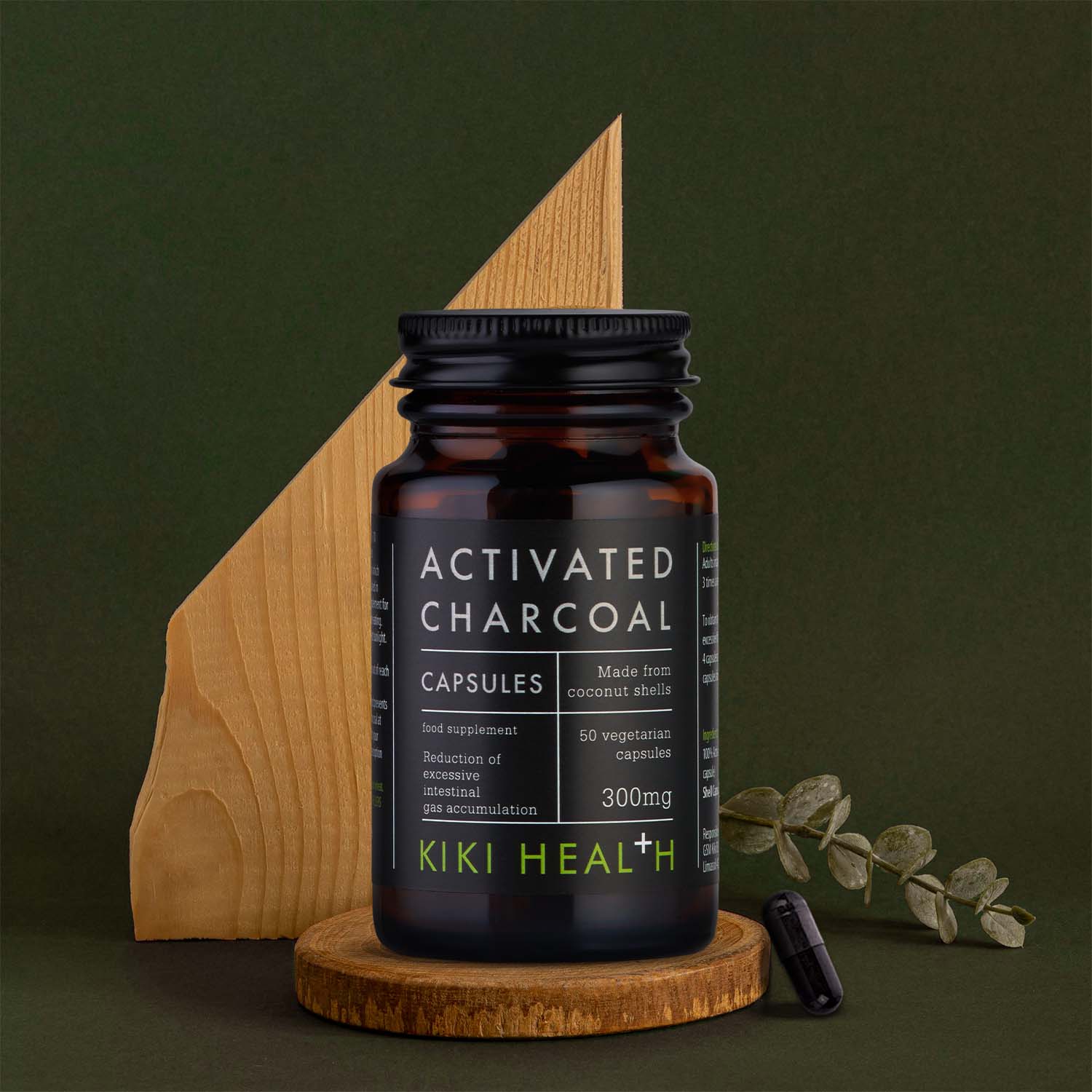 KIKI Activated Charcoal Capsules 50 caps - Image 3