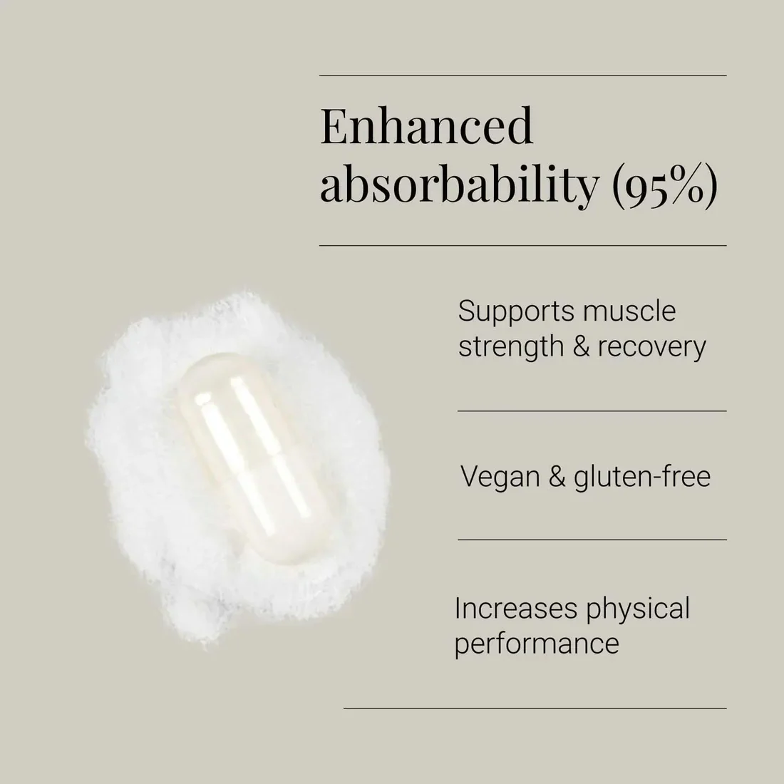 KIKI Health Creatine Monohydrate 120 caps - Image 3