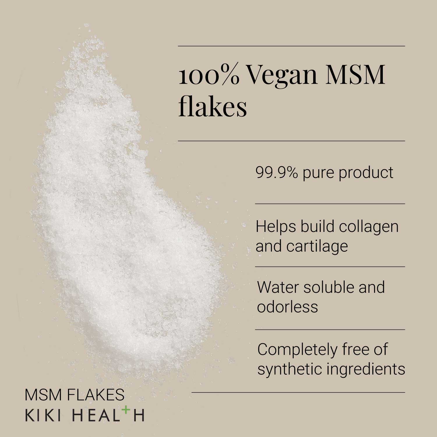 KIKI Health MSM Flakes 200g - Image 5