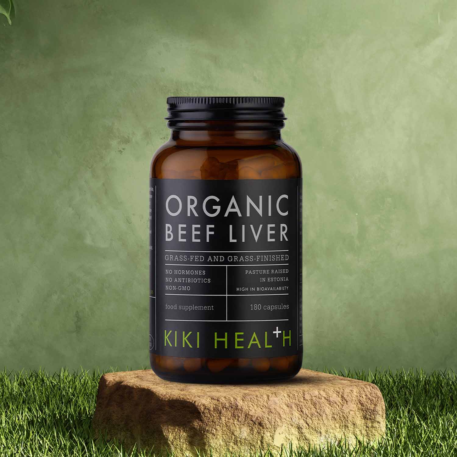 KIKI Health Organic Beef Liver 180 caps - Image 2