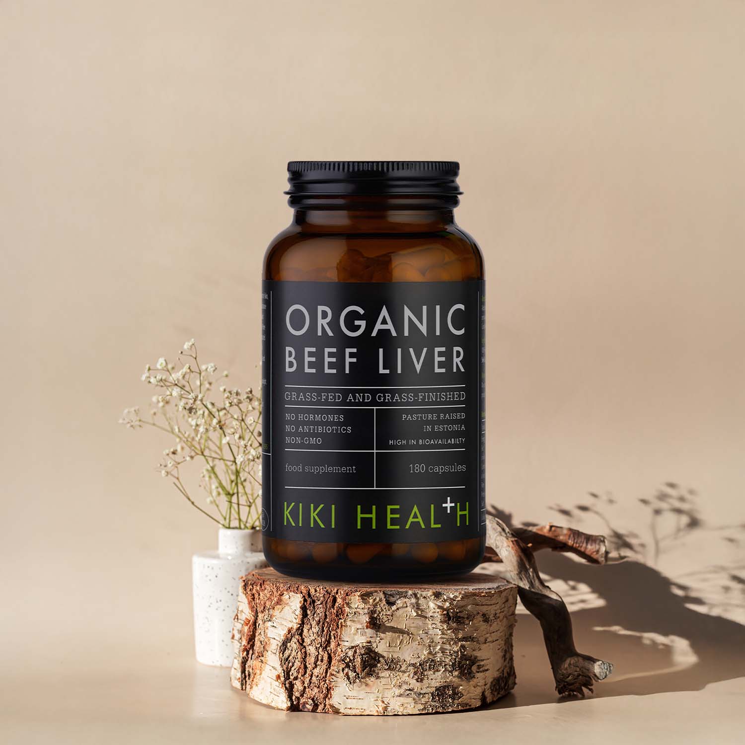KIKI Health Organic Beef Liver 180 caps - Image 3