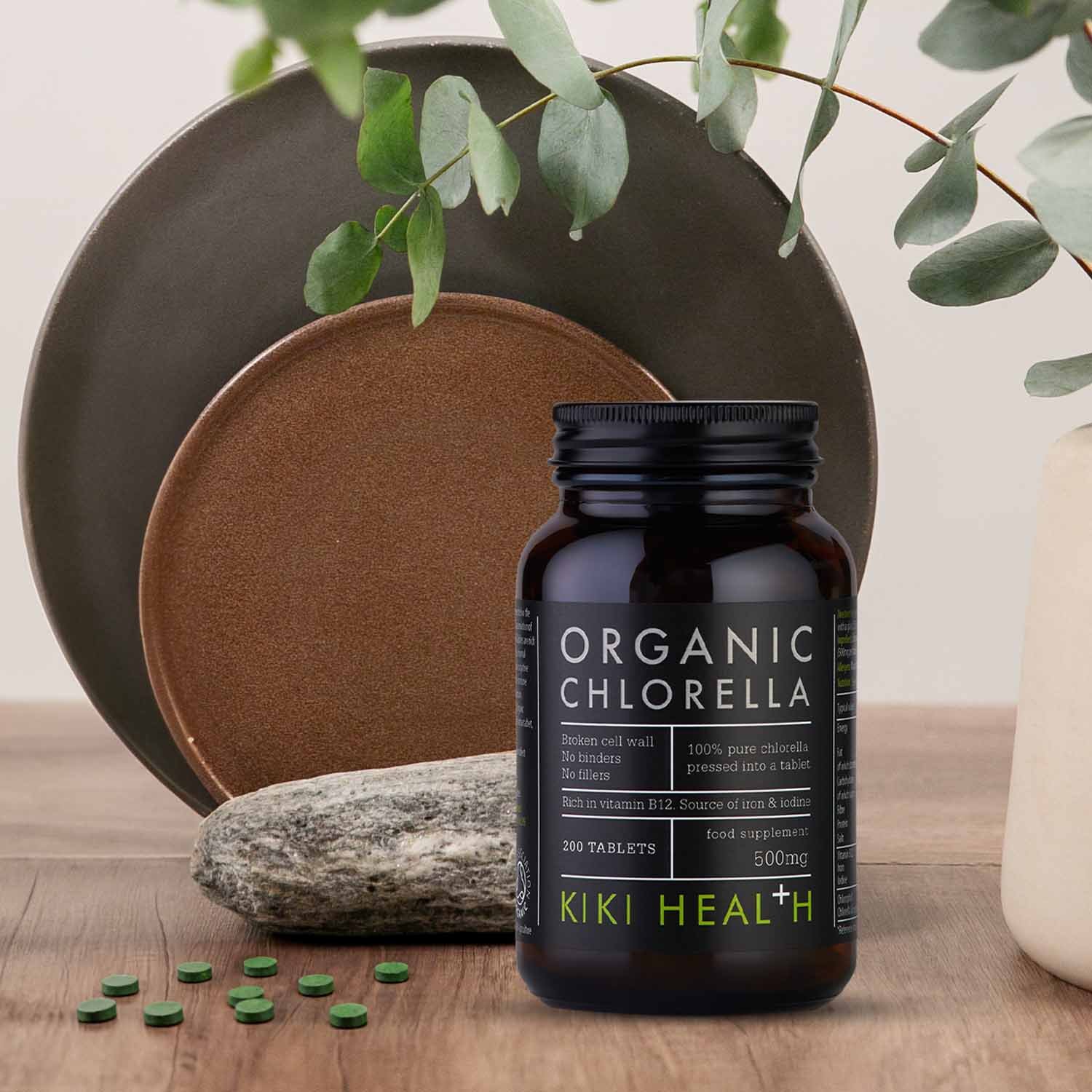 KIKI Health Organic Chlorella 200 tabs - Image 3