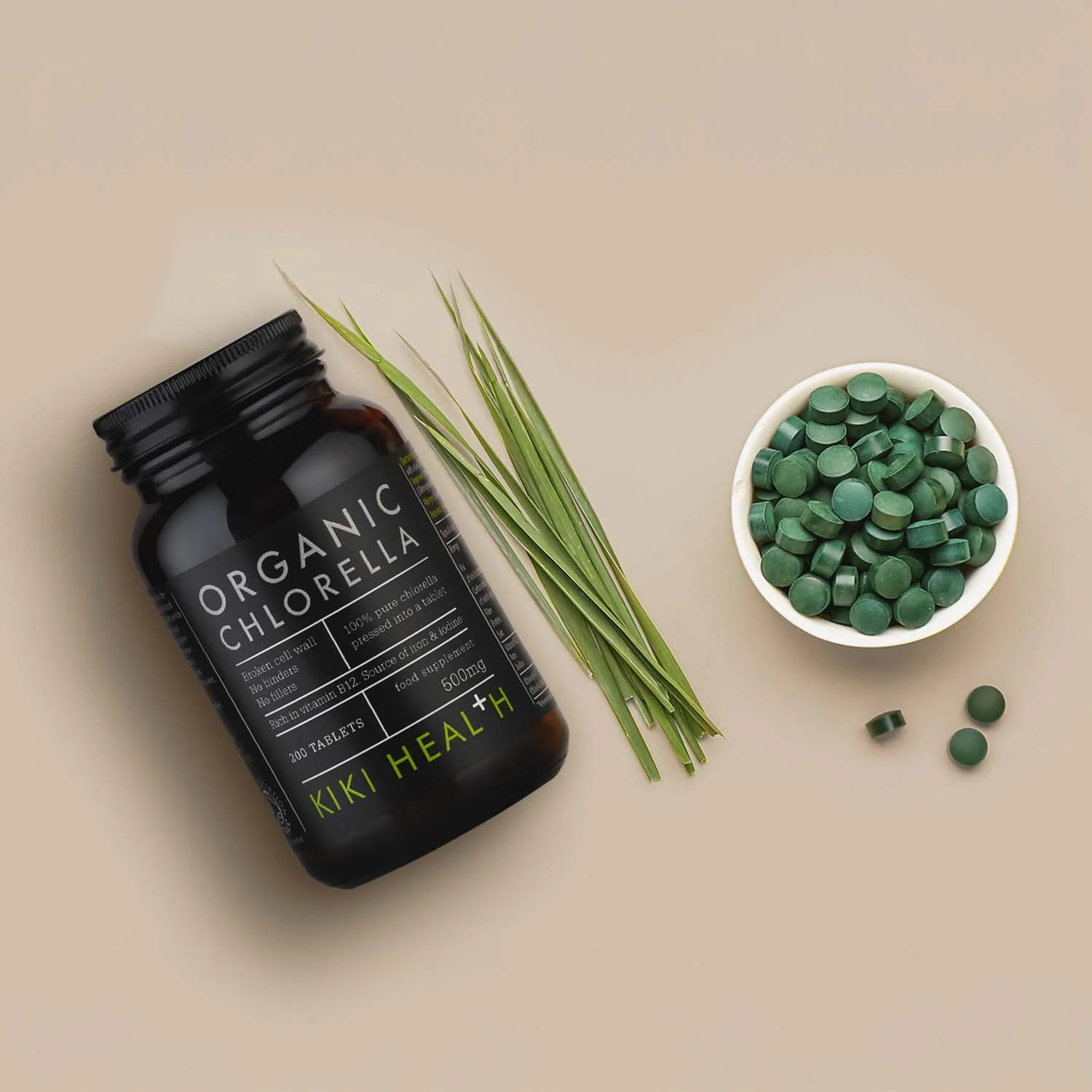 KIKI Health Organic Chlorella 200 tabs - Image 4