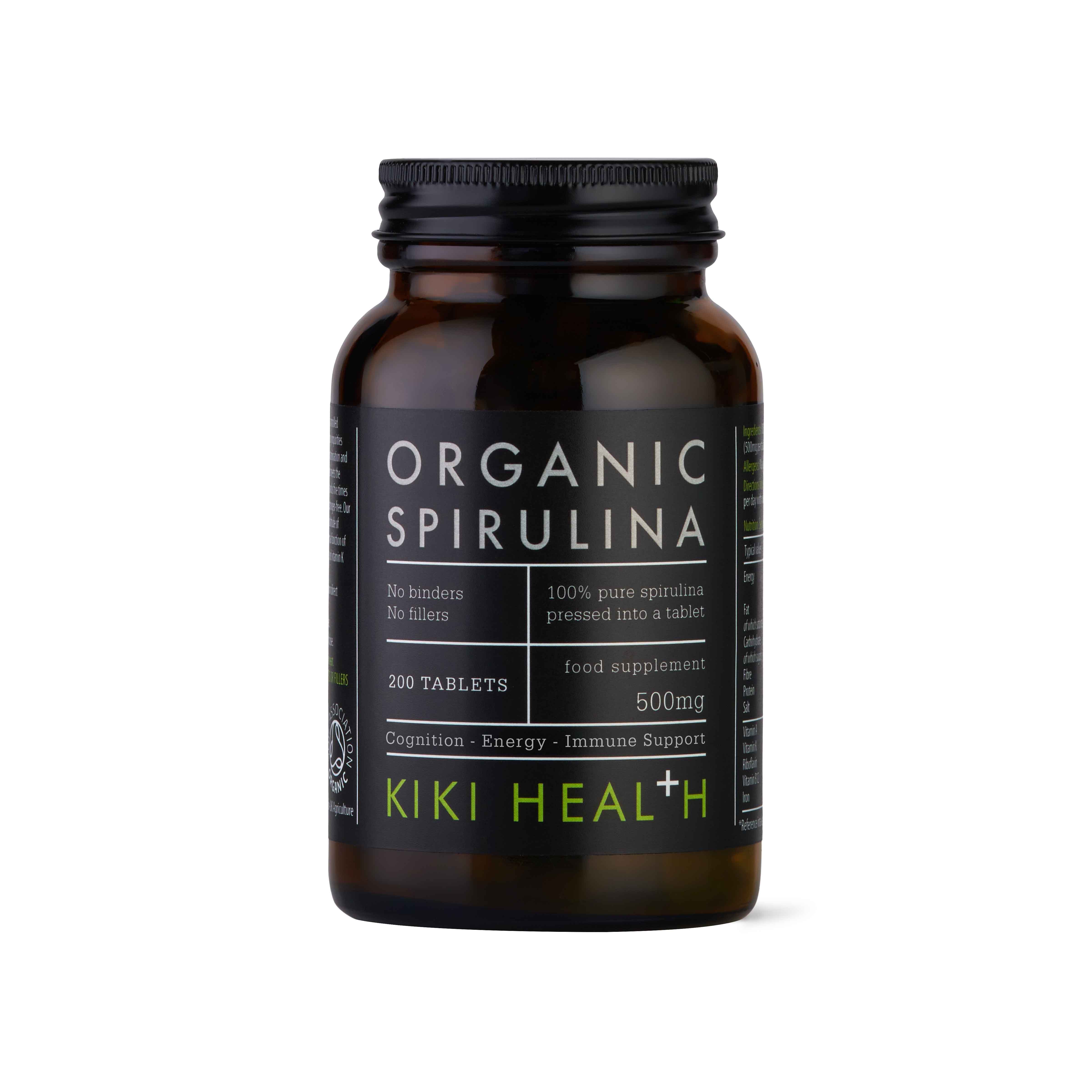 KIKI Health Organic Spirulina 200 tabs