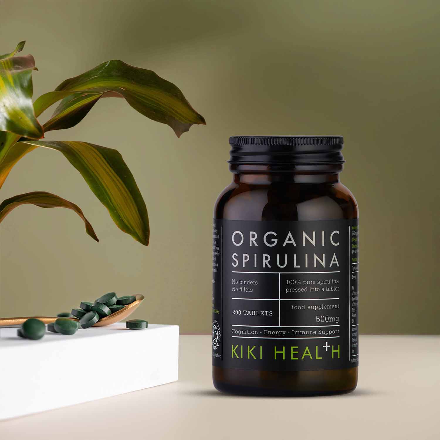 KIKI Health Organic Spirulina 200 tabs - Image 3