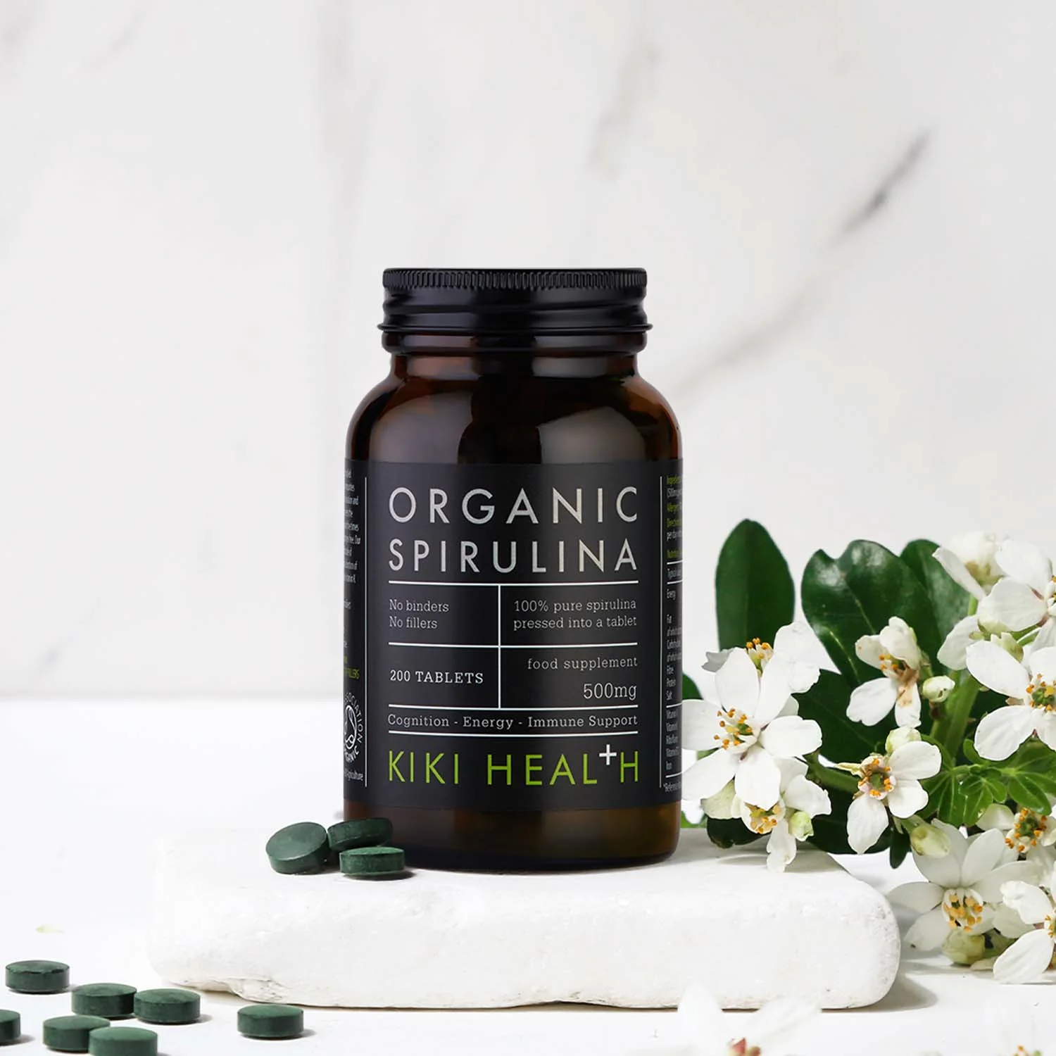 KIKI Health Organic Spirulina 200 tabs - Image 5