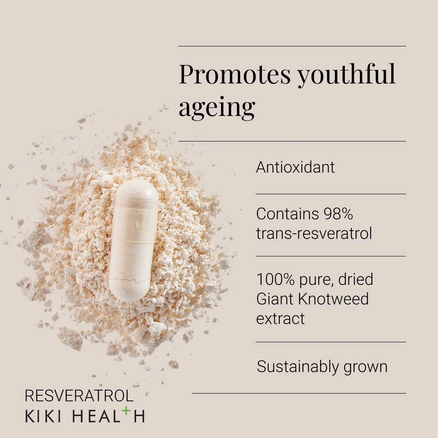 KIKI Resveratrol 60 Vegicaps - Image 2