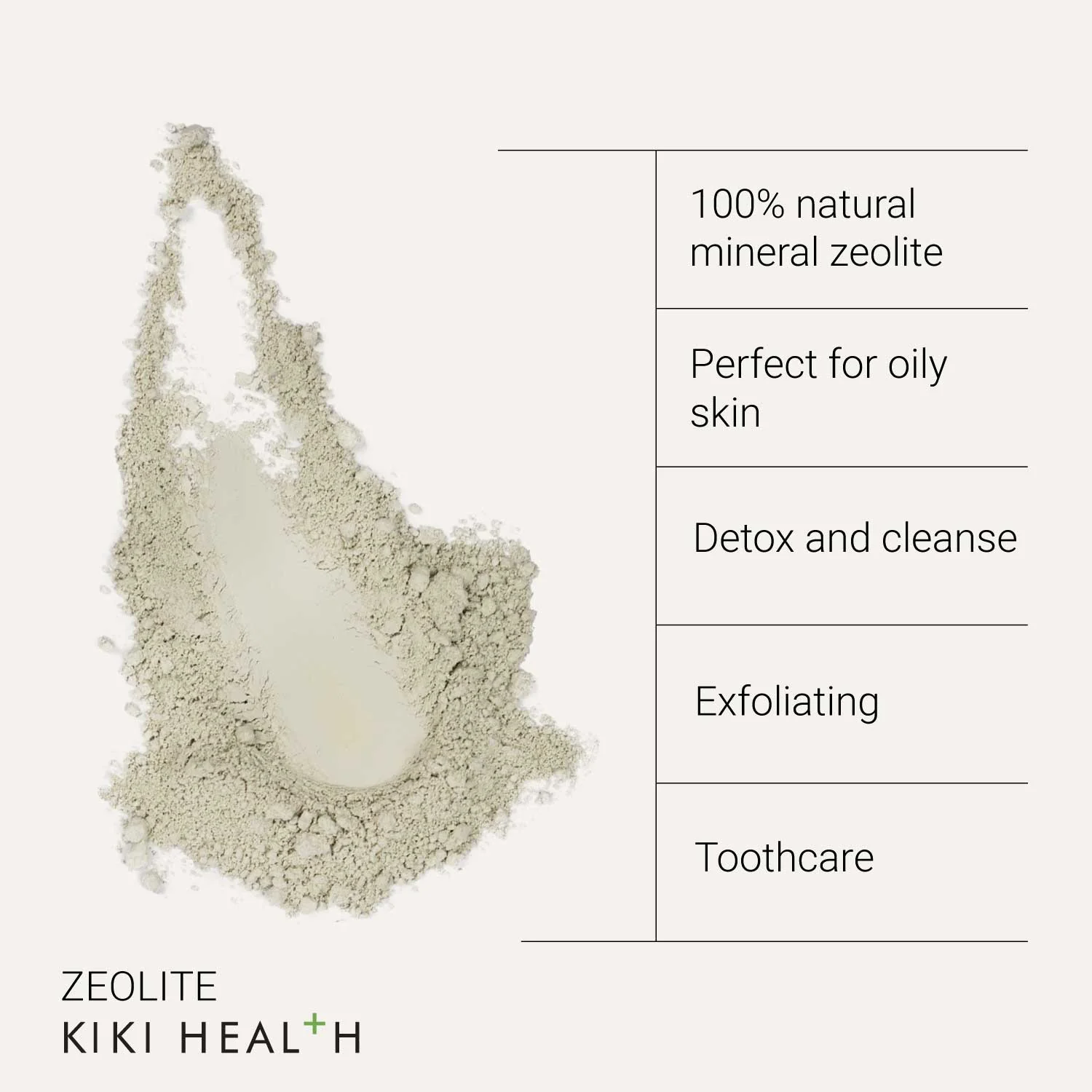 KIKI Zeolite Powder 120g - Image 2