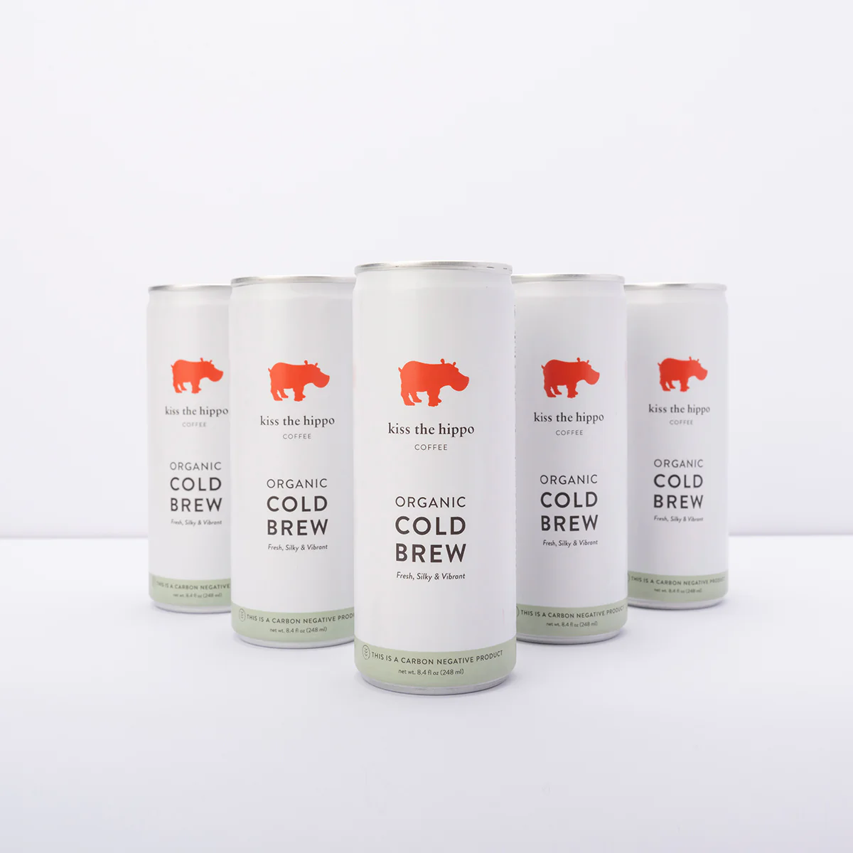 Kiss the Hippo Coffee Organic Cold Brew Can 250ml - Image 2