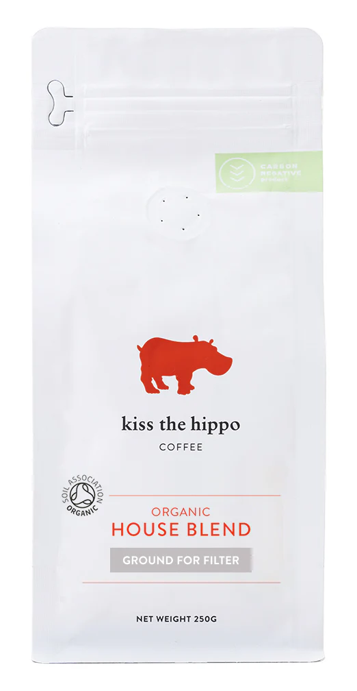 Kiss the Hippo Coffee Organic House Blend 250g (Ground for Filter) 250g