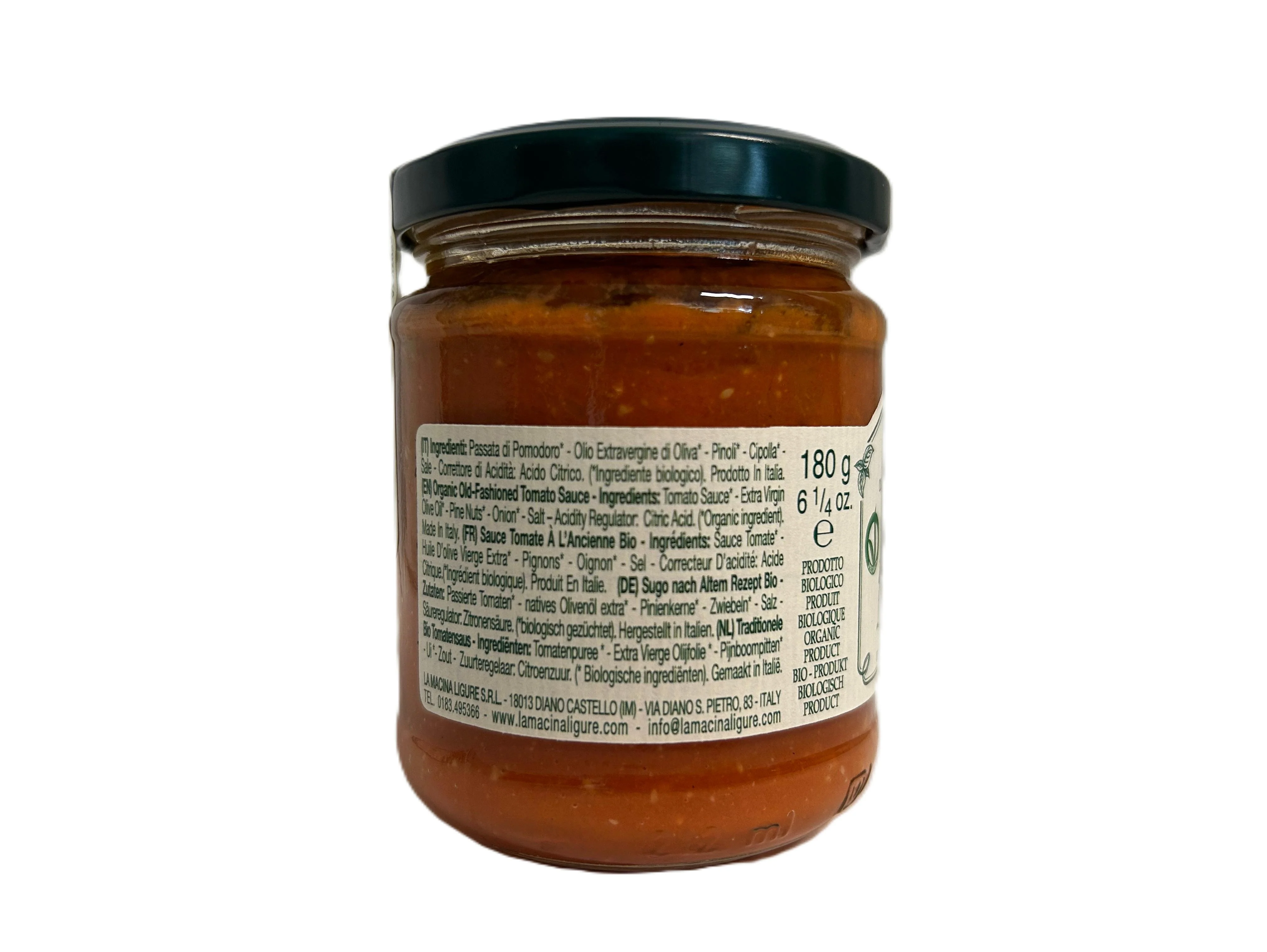 La Macina Ligure Old Fashioned Tomato Sauce 180g - Image 2