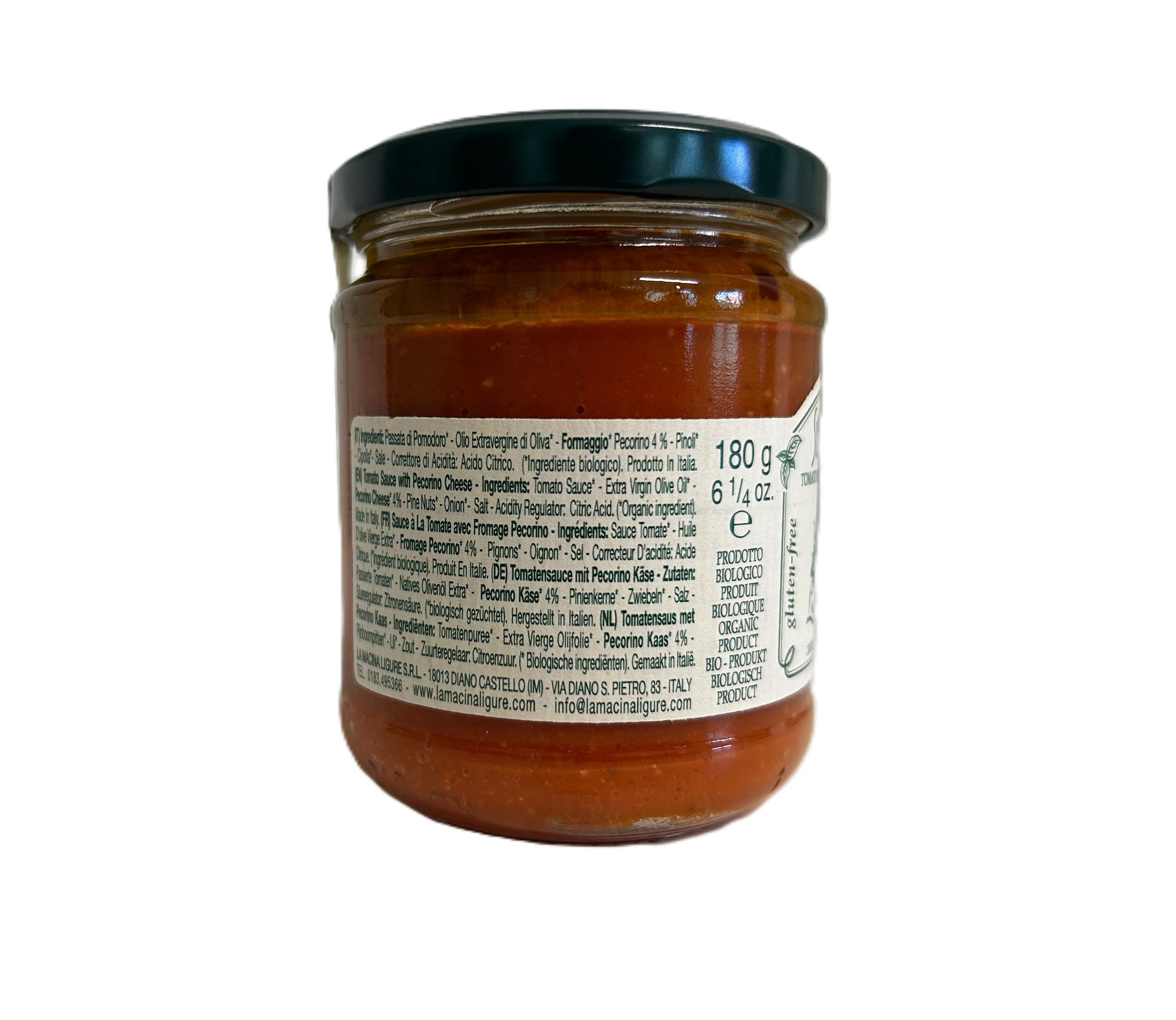 La Macina Ligure Tomato Sauce with Pecorino 180g - Image 2