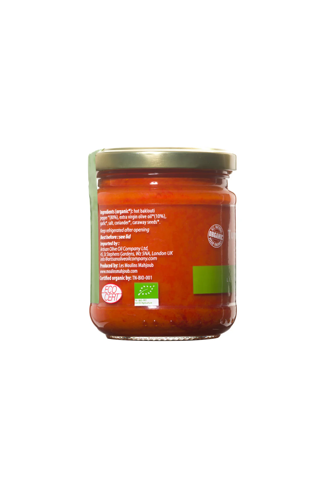 Moulins Mahjoub Tunisian harissa 185g - Image 2