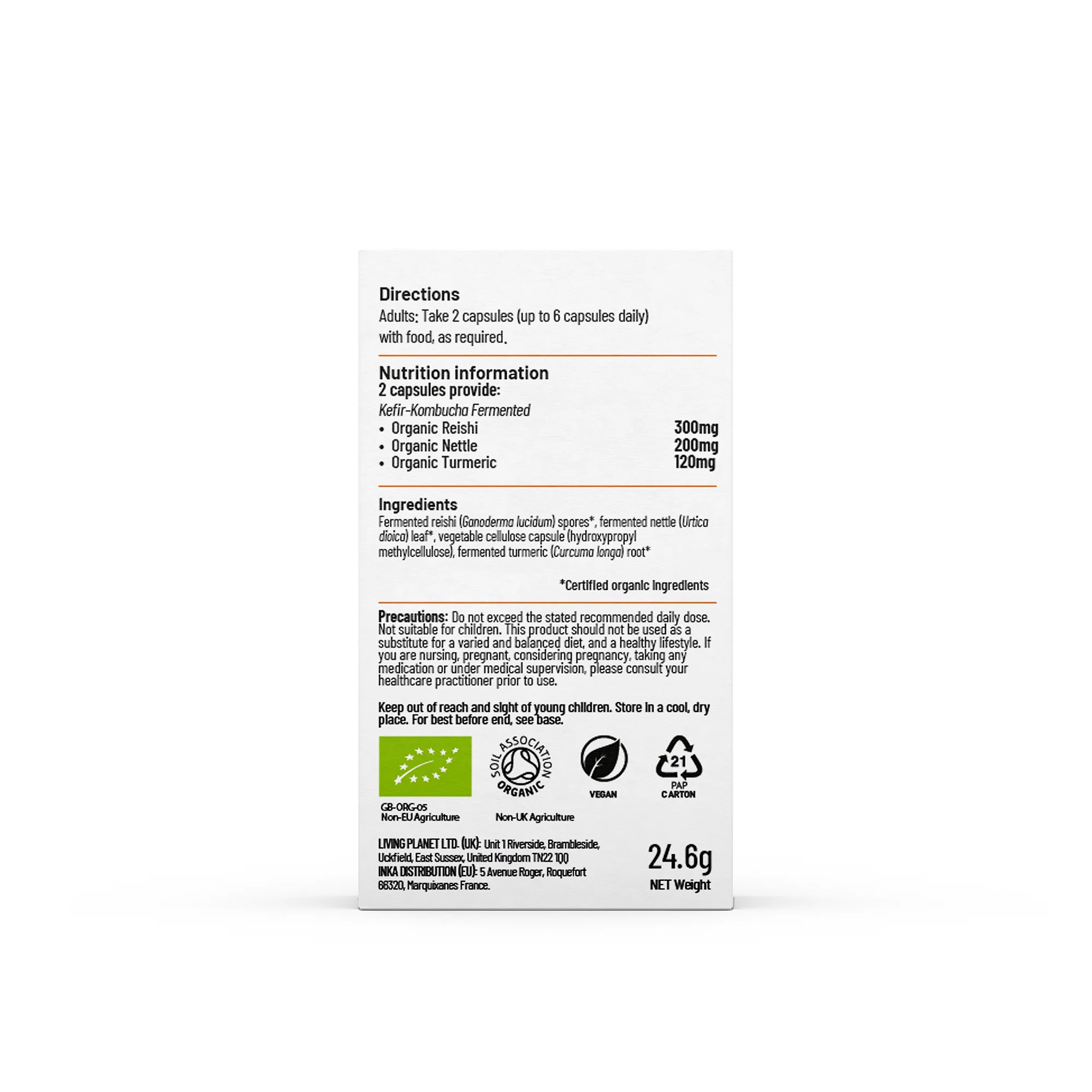Living Nutrition Fermented Aller-Plex 60 Caps - Image 2