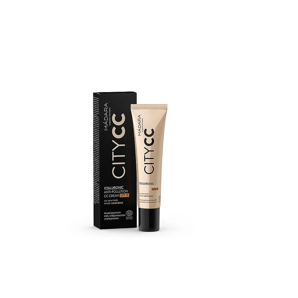 MADARA CITY CC Hyaluronic Anti-pollution CC cream SPF 15, LIGHT 40ml