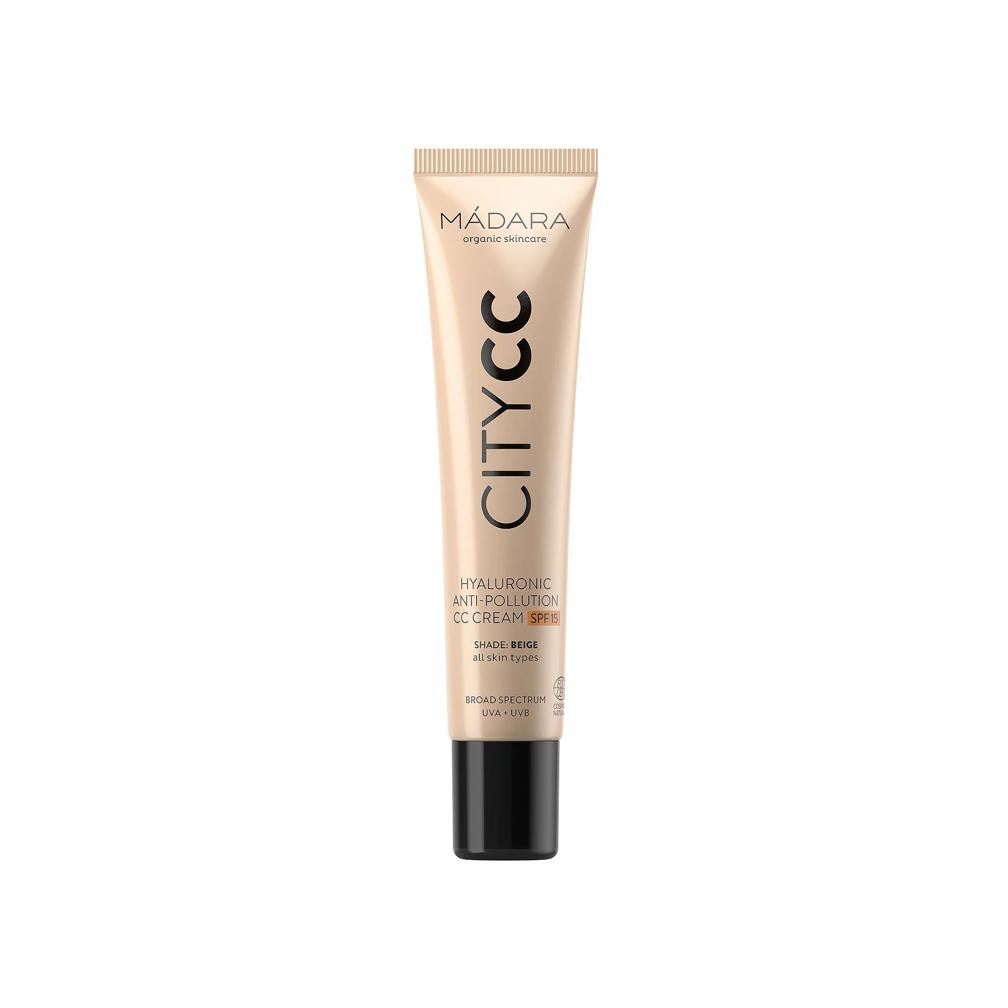 MADARA CITY CC Hyaluronic Anti-pollution CC cream SPF 15, BEIGE 40ml