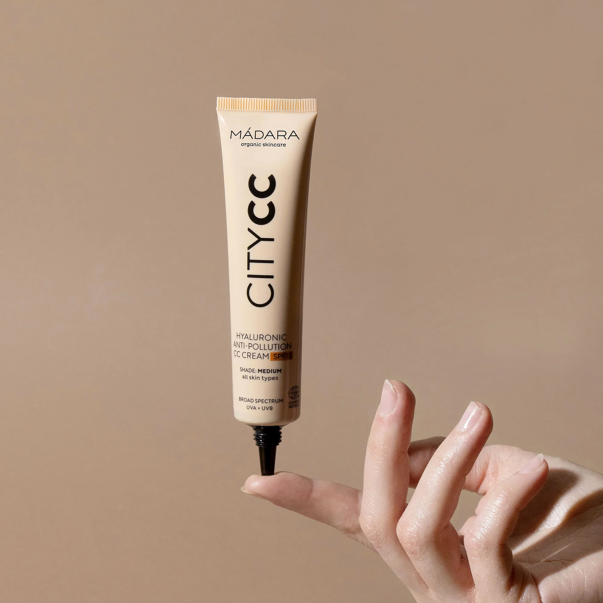 MADARA CITY CC Hyaluronic Anti-pollution CC cream SPF 15, BEIGE 40ml - Image 5