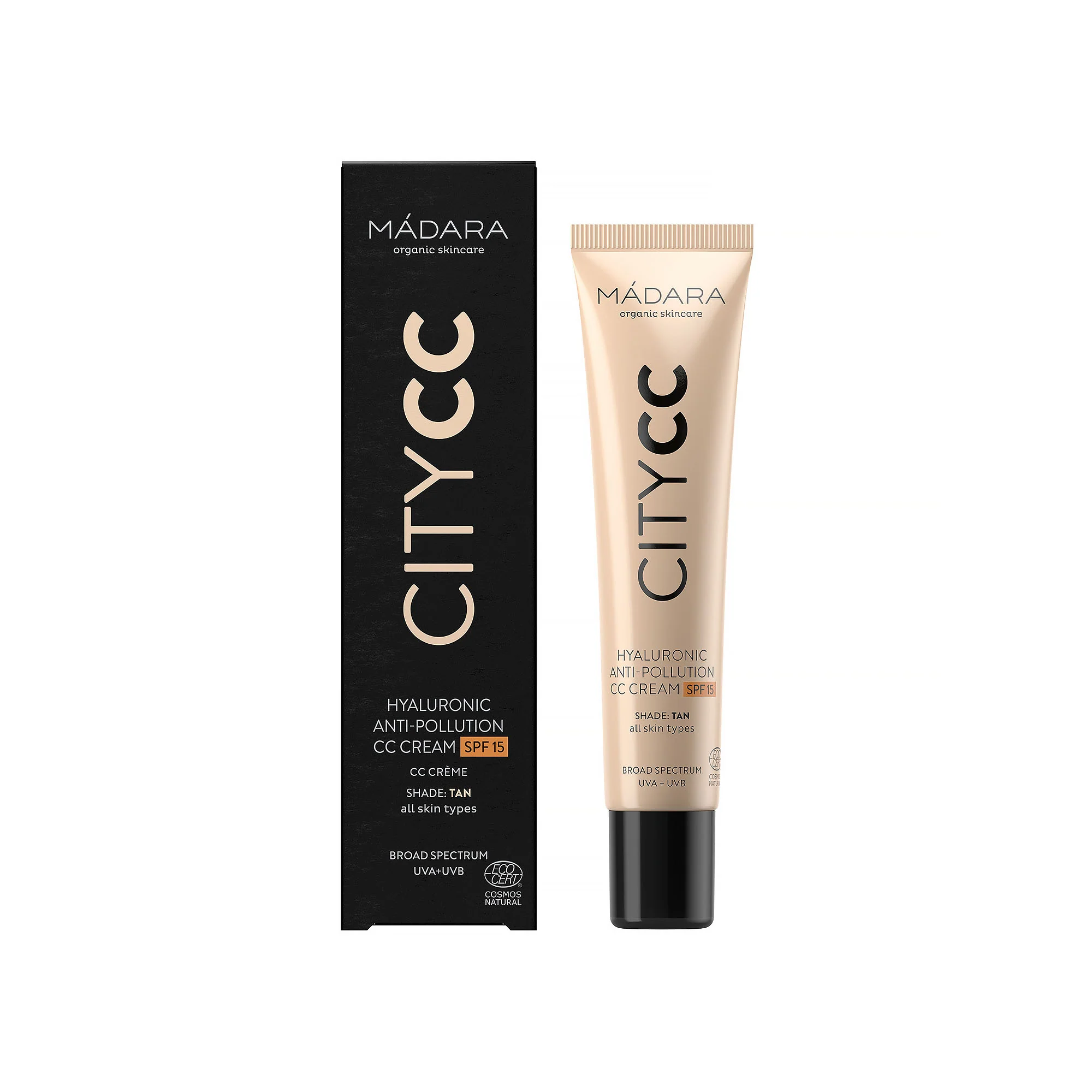 MADARA CITY CC Hyaluronic Anti-pollution CC cream SPF 15, TAN 40ml - Image 2