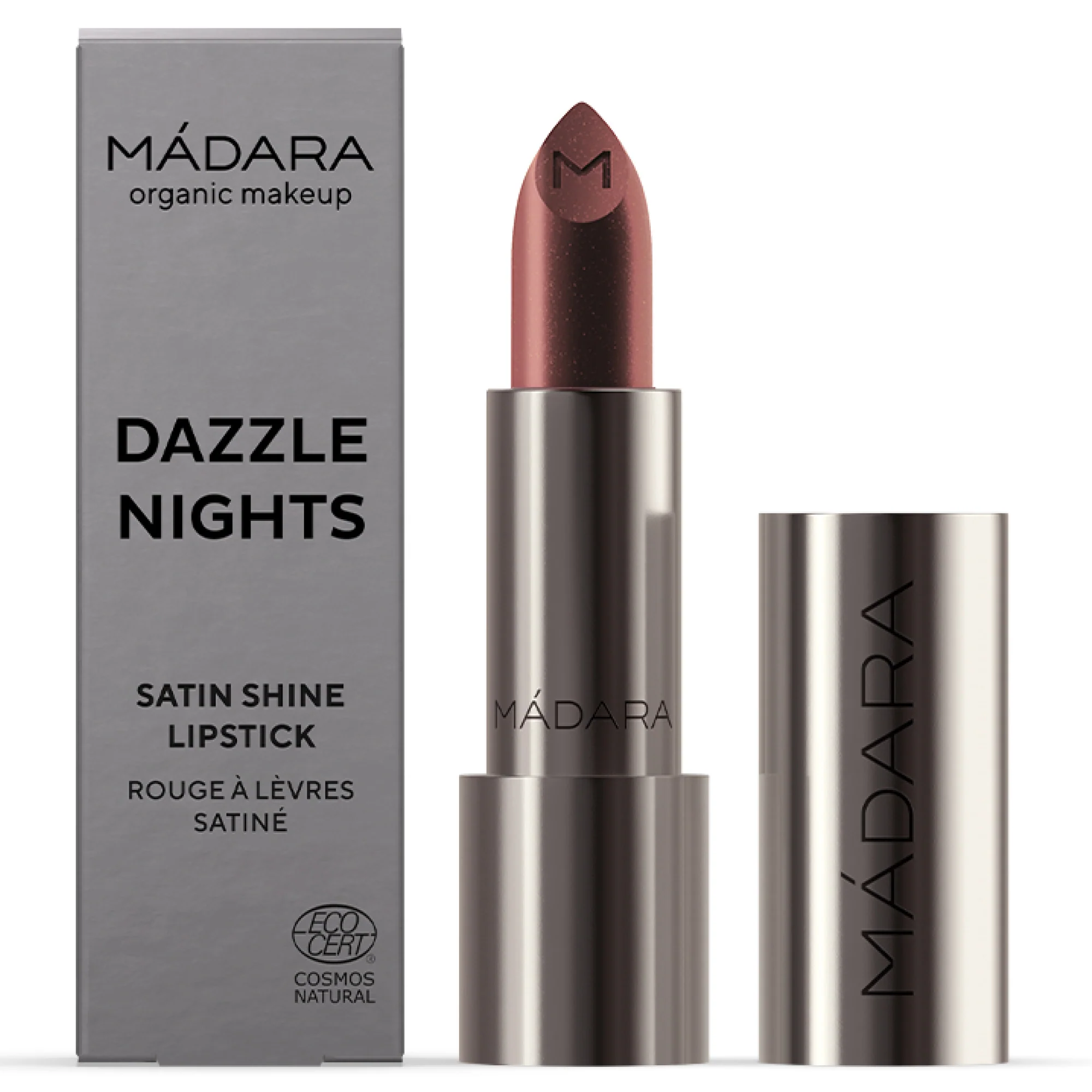 "MADARA DAZZLE NIGHTS Satin Shine Lipstick, #507 RUST" 3.8g - Image 2