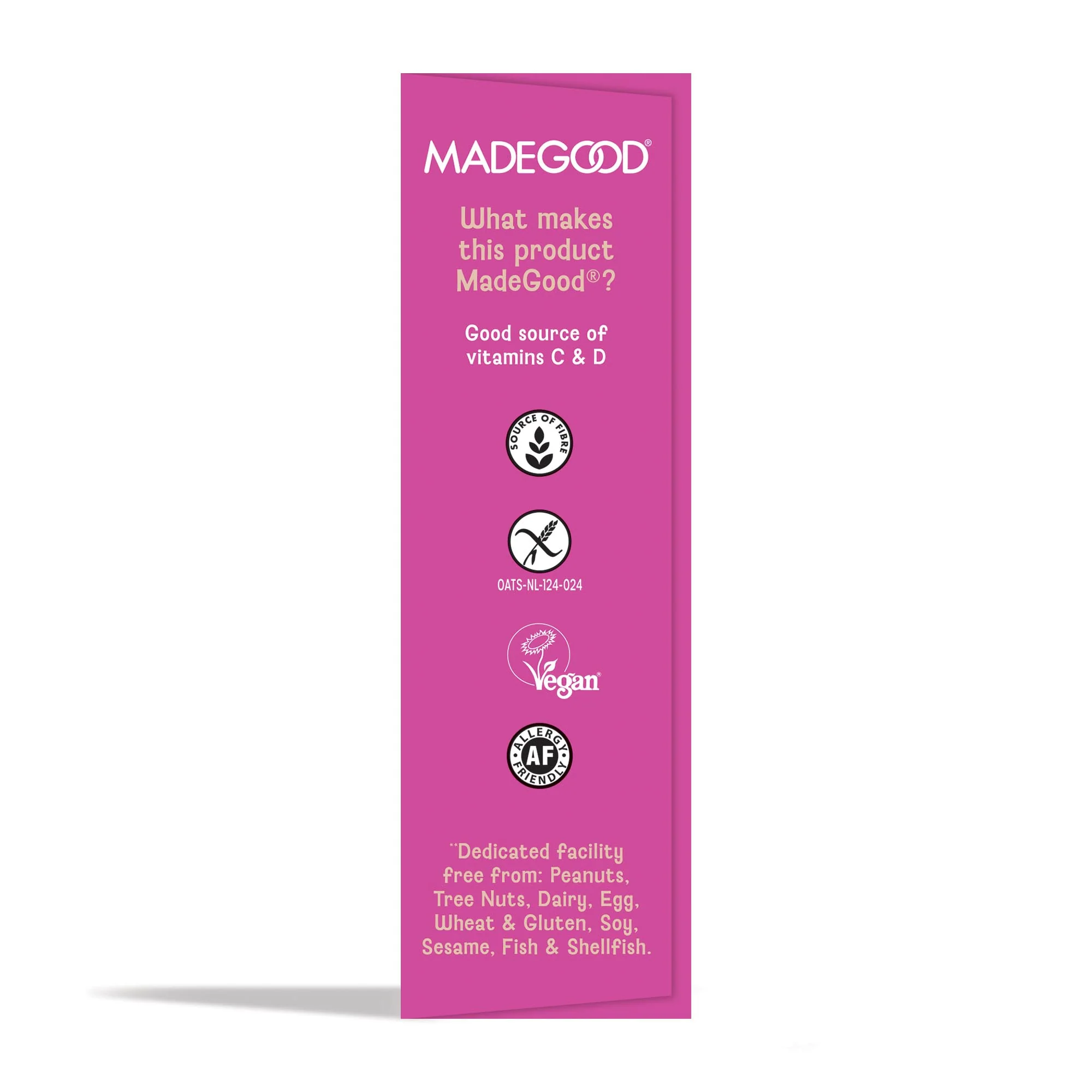 "MadeGood Granola Bar, Chocolate Drizzled Birthday Cake" 5x24g - Image 3