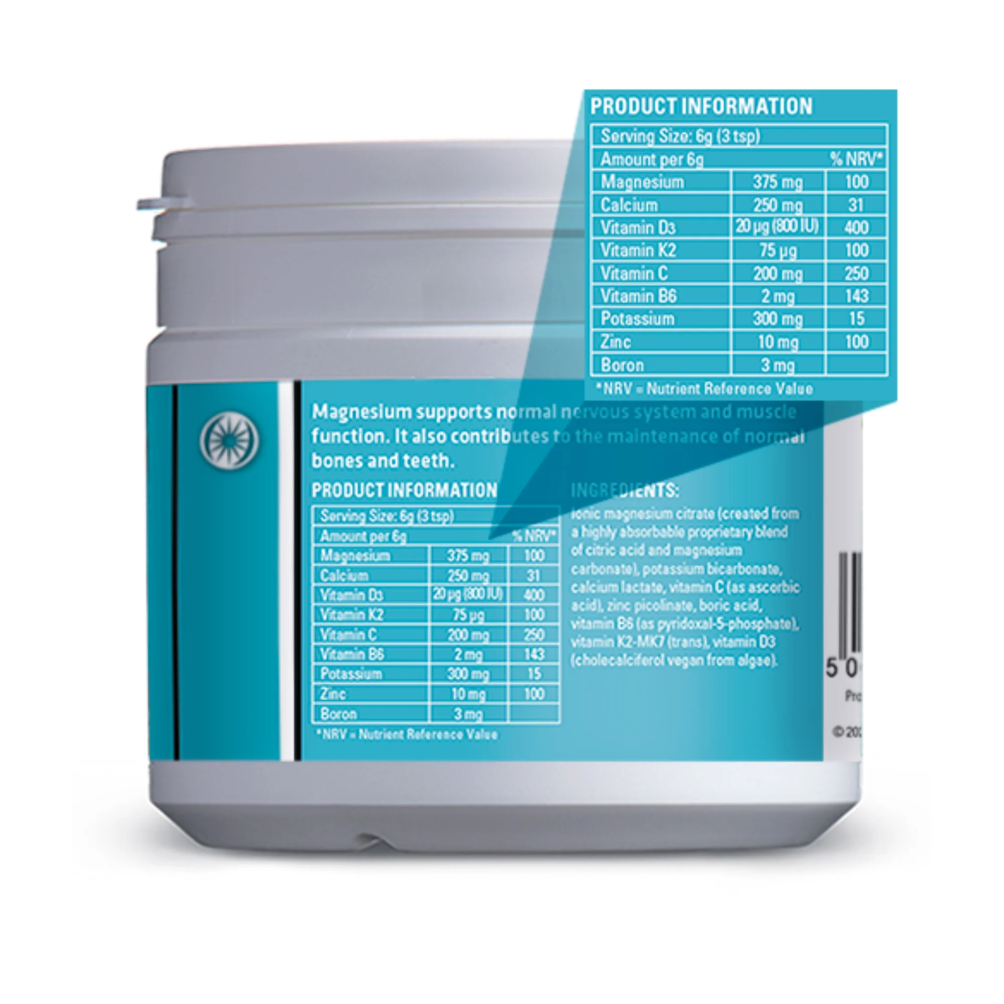 MAG365 Plus Calcium 210g - Image 2