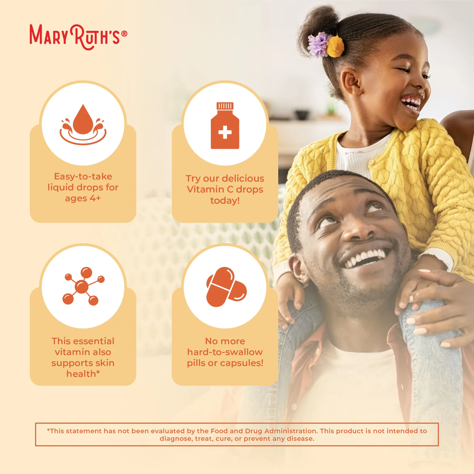 "MaryRuth's Adult Vitamin C Drops, Orange Vanilla" 118ml - Image 10
