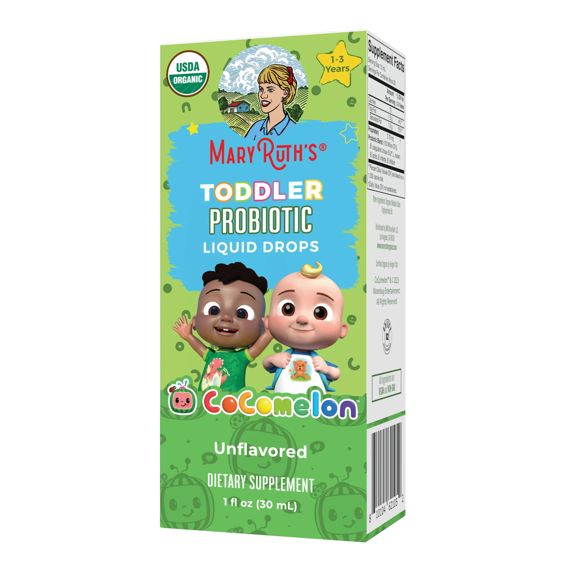 "MaryRuth's Coco Toddler Probiotic Drops, Unflavored" 29ml - Image 10