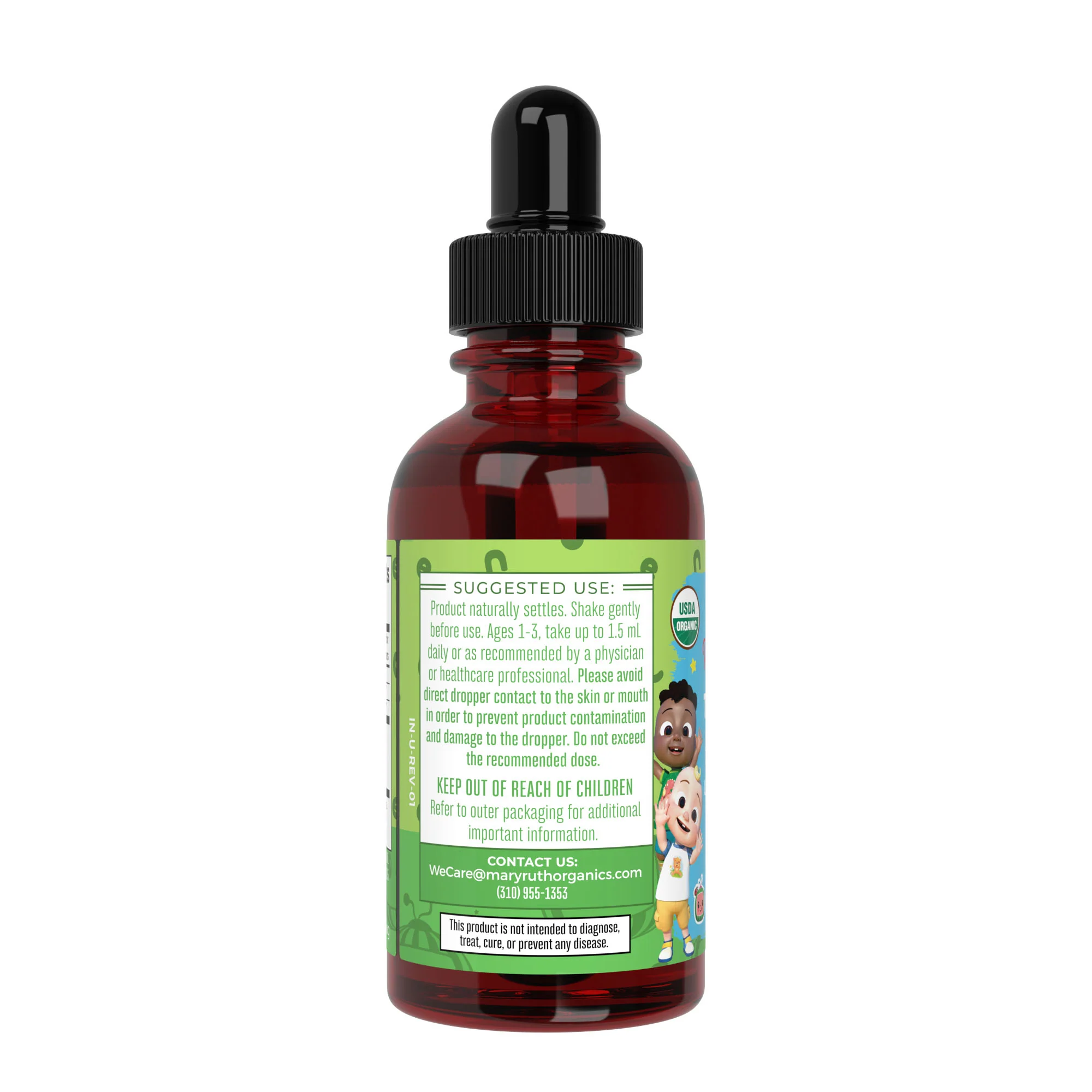 "MaryRuth's Coco Toddler Probiotic Drops, Unflavored" 29ml - Image 4