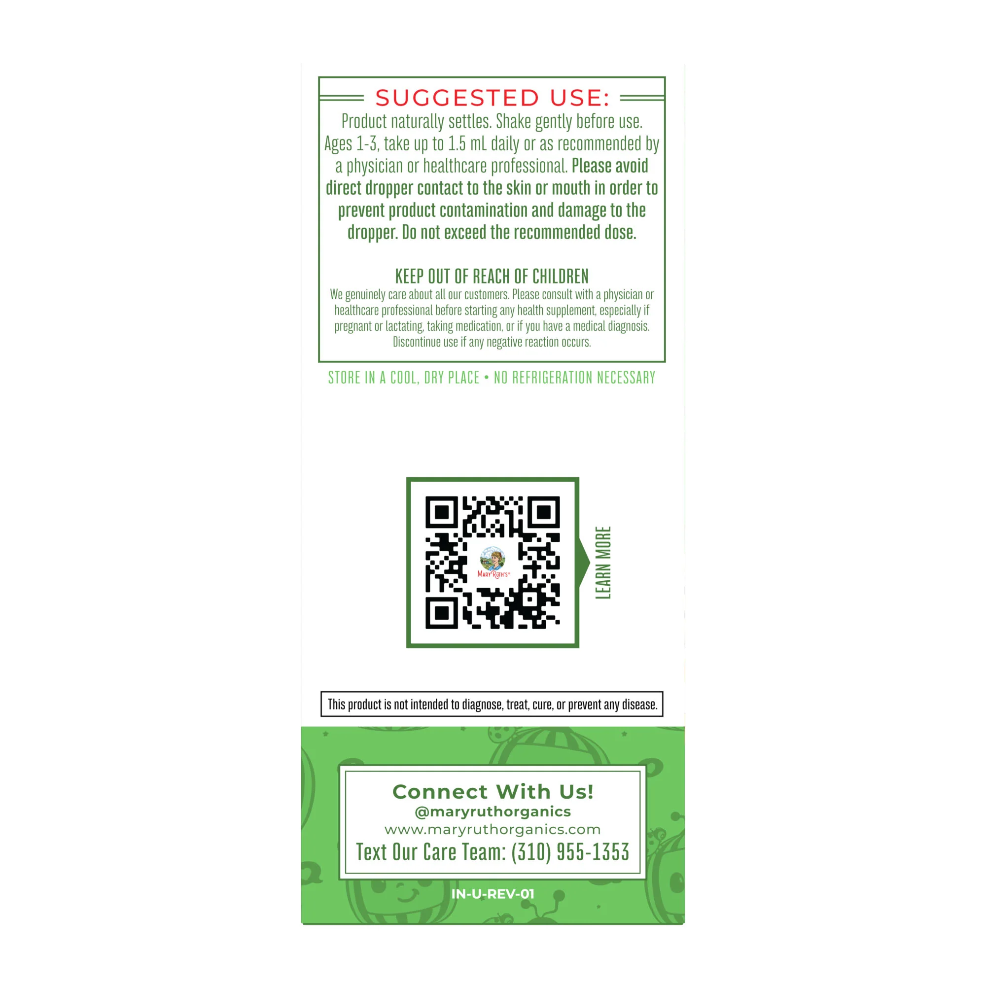"MaryRuth's Coco Toddler Probiotic Drops, Unflavored" 29ml - Image 7