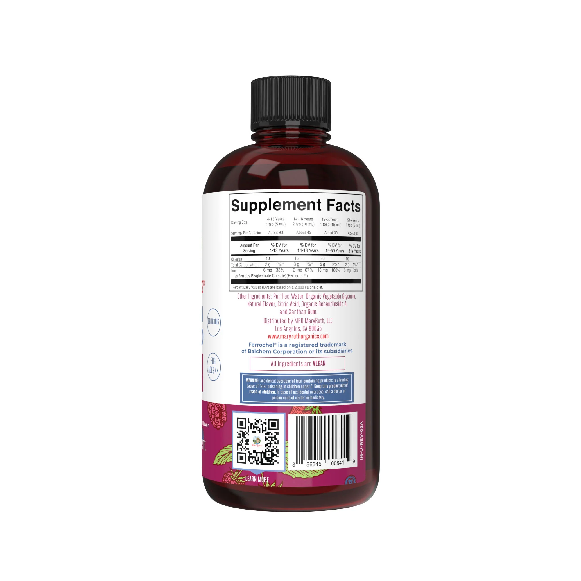 MaryRuth's Iron Liquid (Berry) 473ml - Image 3
