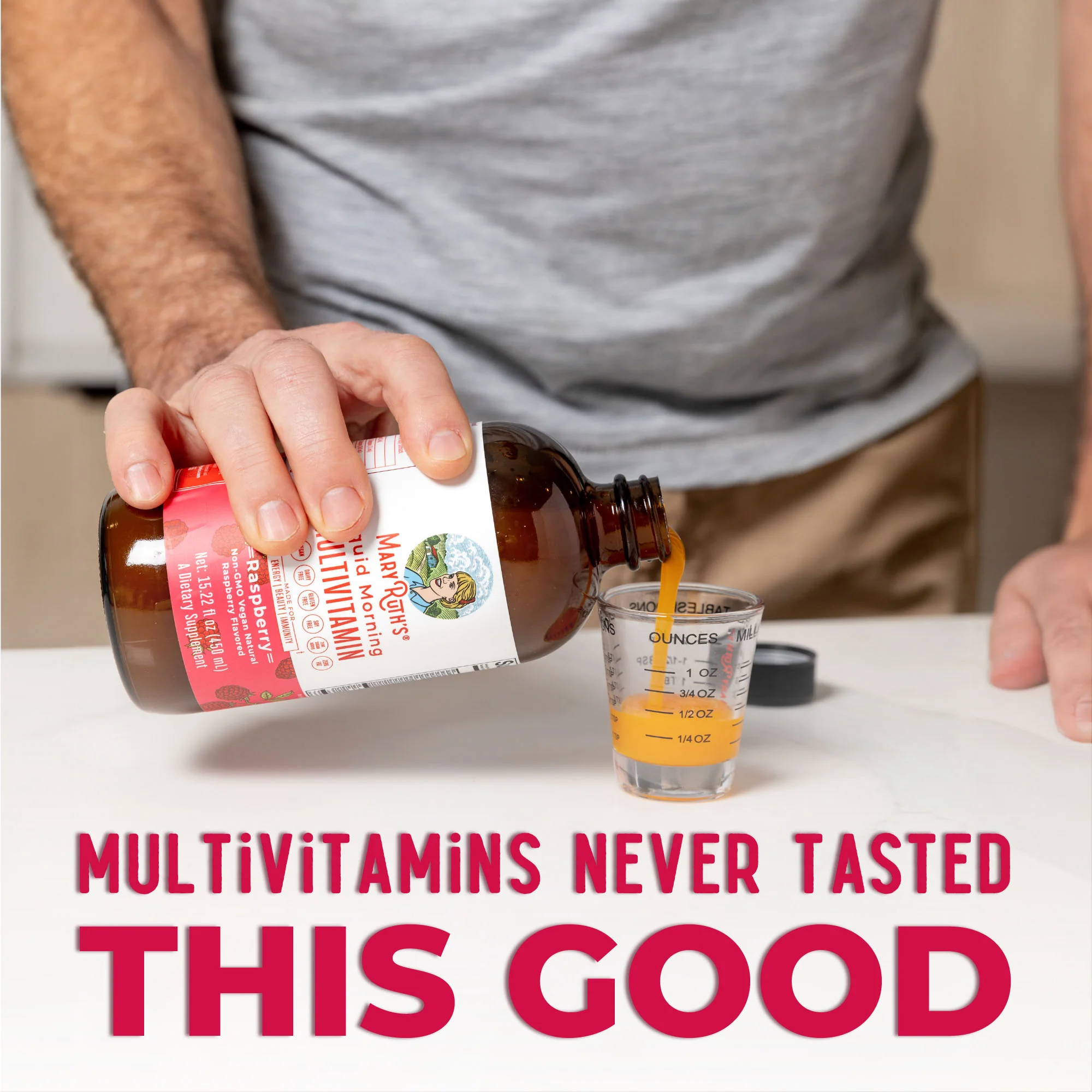 "MaryRuth's Liquid Morning Multivitamin, Raspberry" 450ml - Image 6