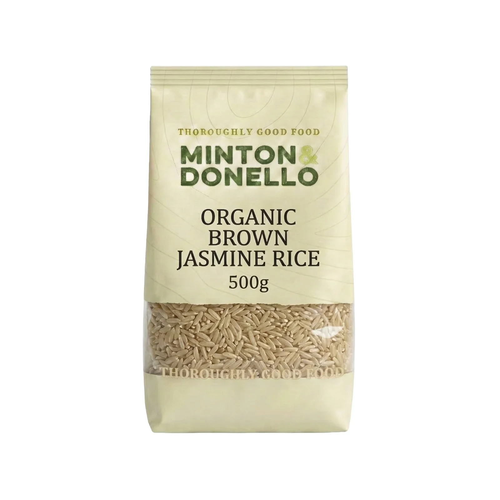 Minton & Donello Organic Brown Jasmine rice 500g
